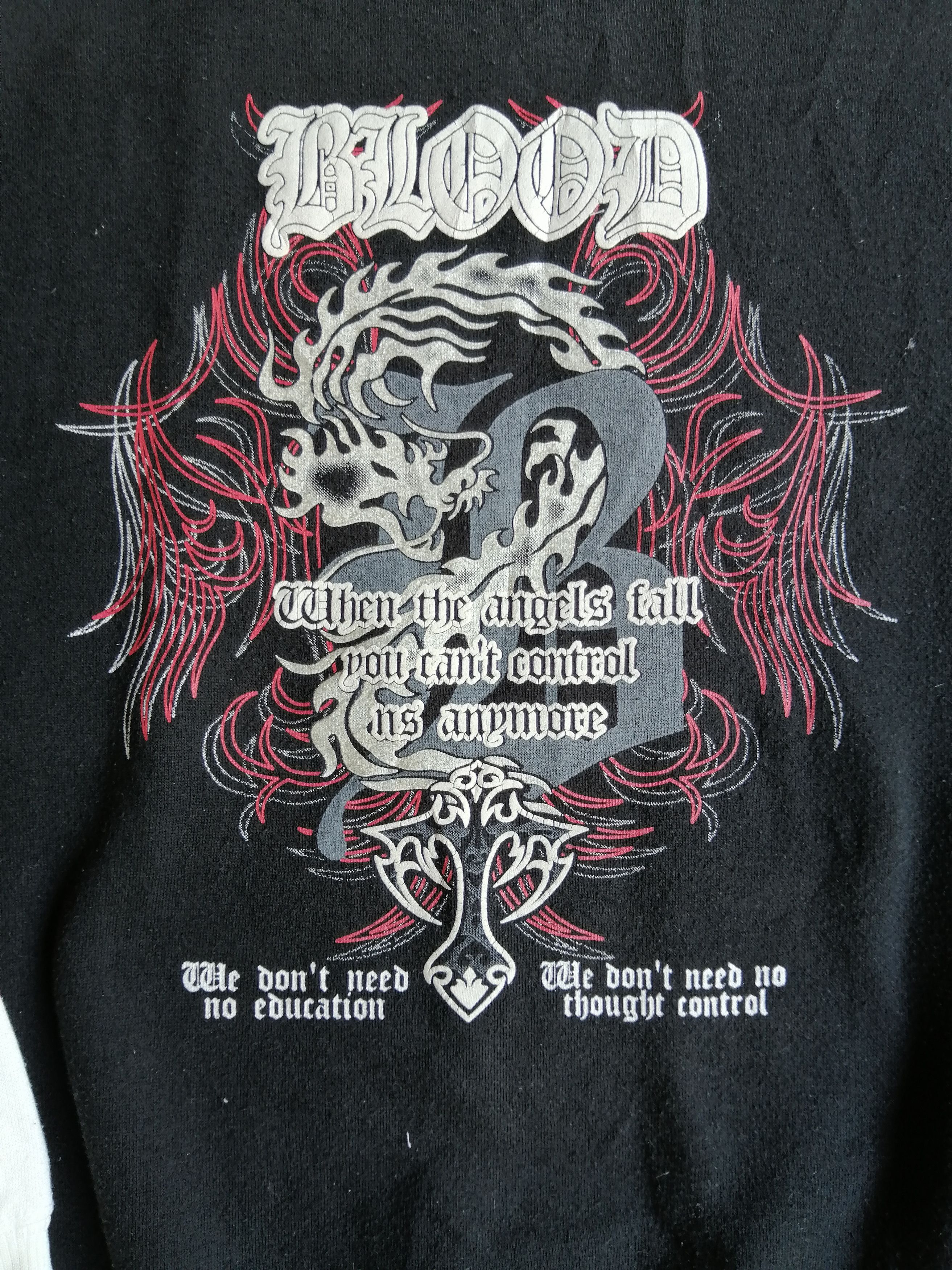 Designer Vintage Beaumere BLood Big Logo Sweatshirt Size US M / EU 48-50 / 2 - 3 Thumbnail