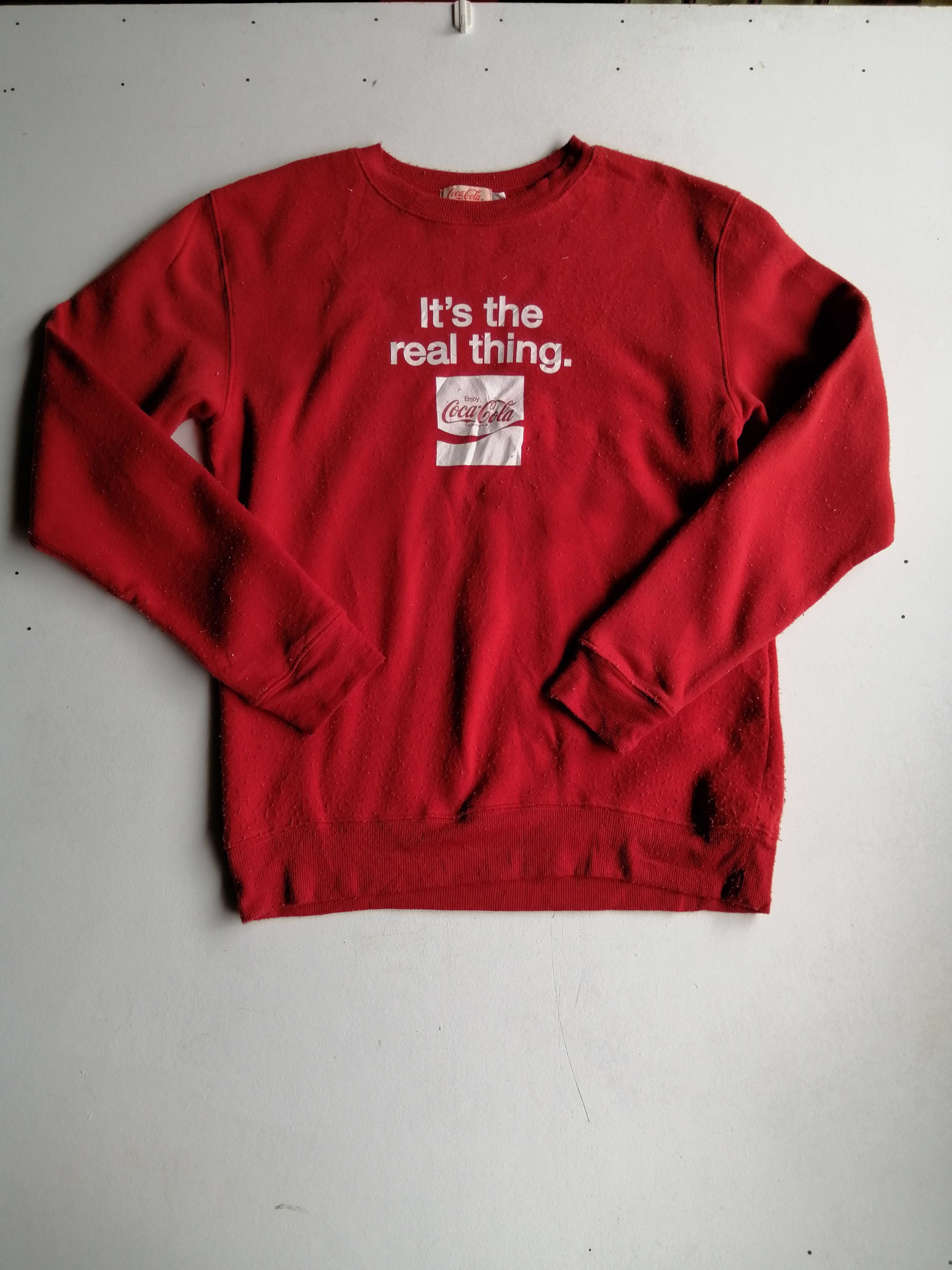 Coca Cola Vintage Coca-Cola Big Logo Sweatshirt Size US L / EU 52-54 / 3 - 2 Thumbnail
