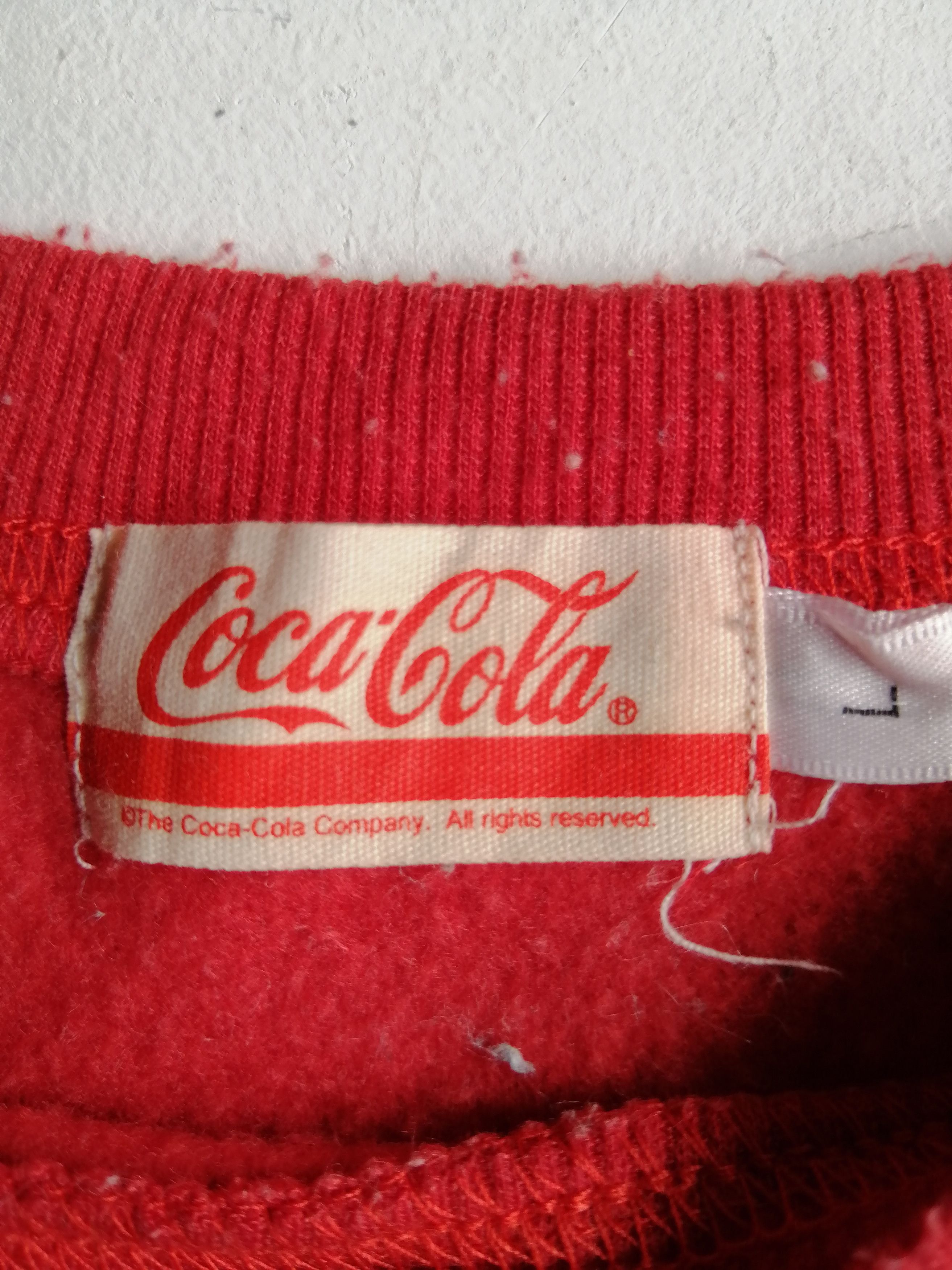 Coca Cola Vintage Coca-Cola Big Logo Sweatshirt Size US L / EU 52-54 / 3 - 4 Thumbnail