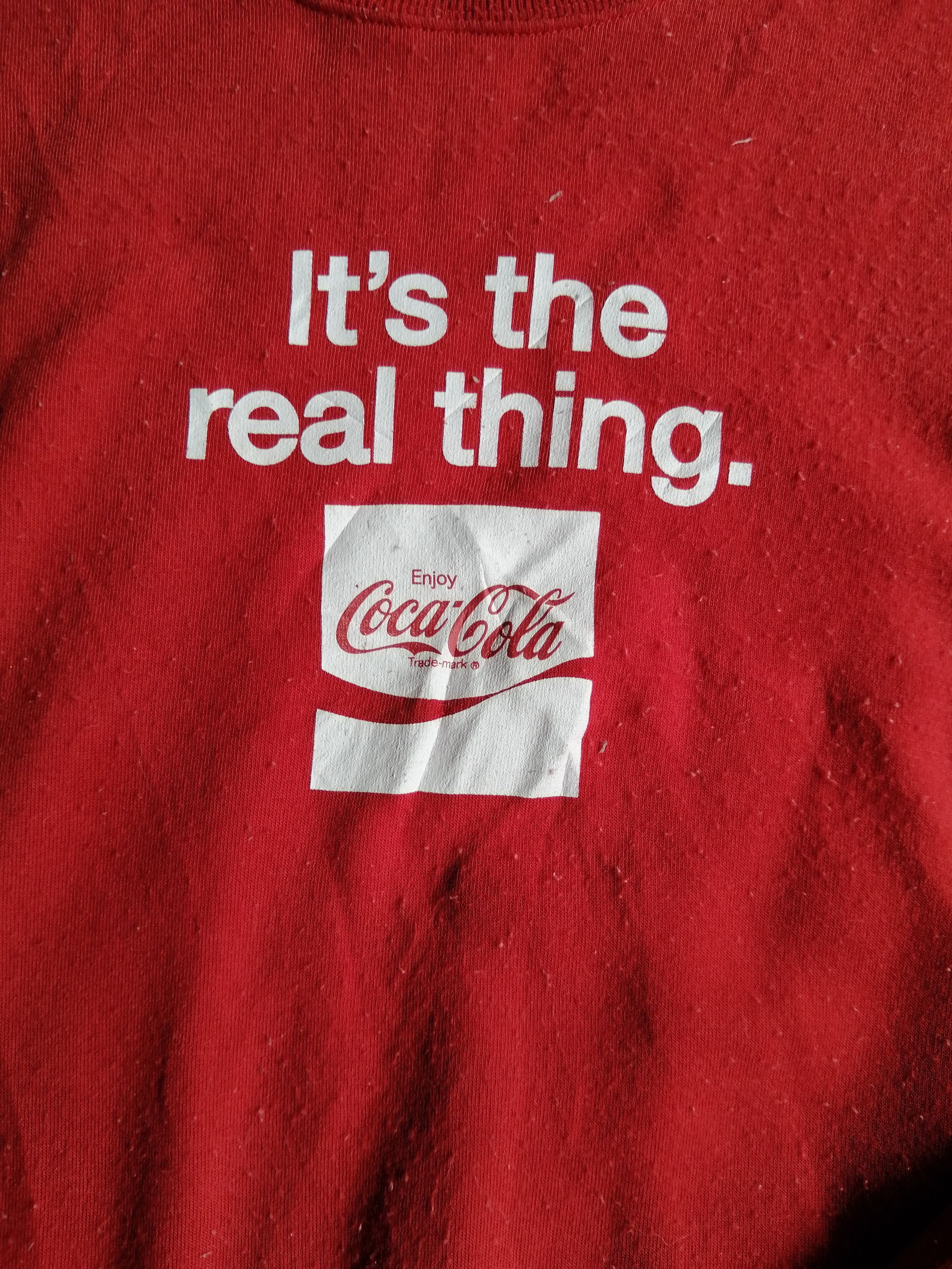 Coca Cola Vintage Coca-Cola Big Logo Sweatshirt Size US L / EU 52-54 / 3 - 3 Thumbnail