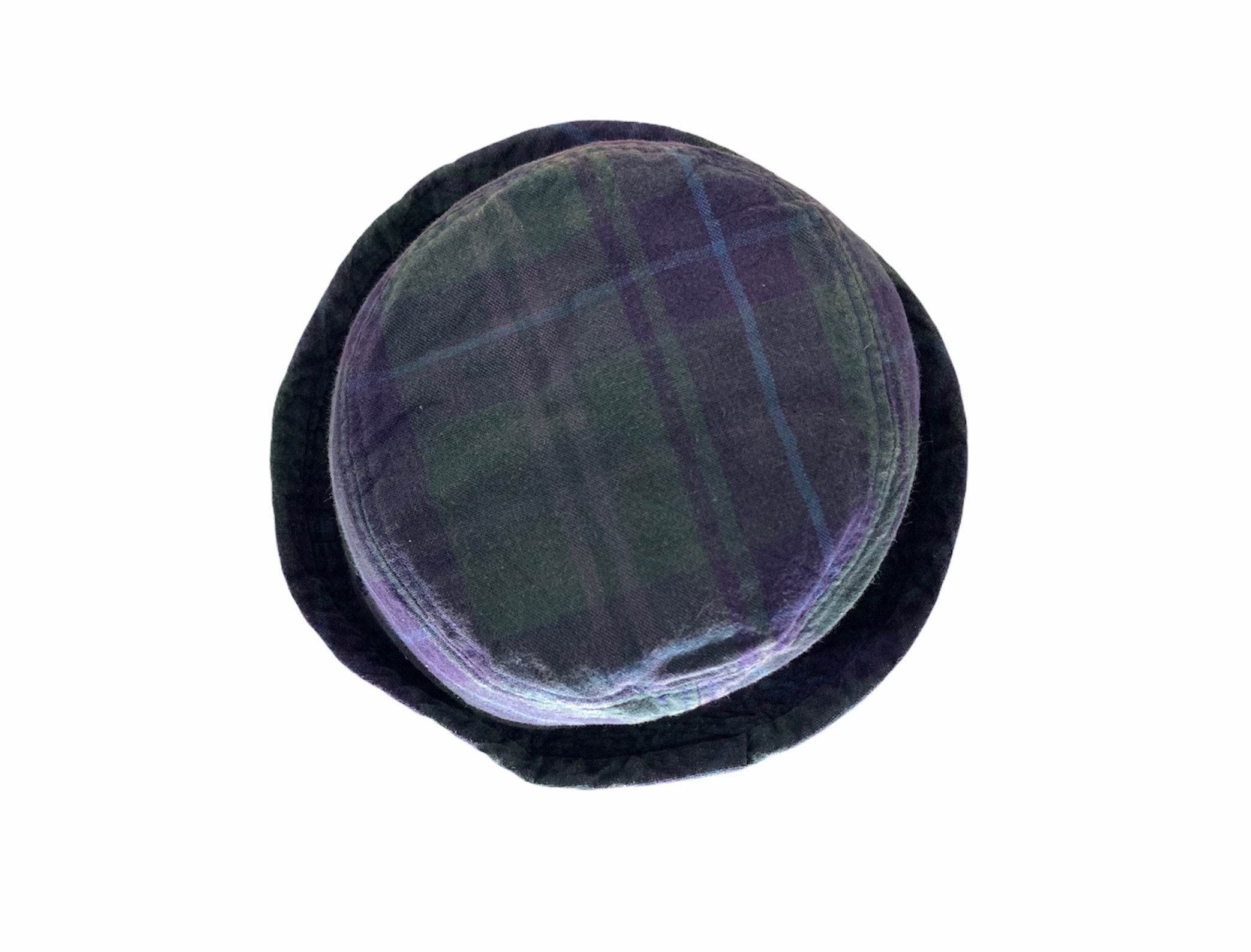 45rpm tartan plaid hat