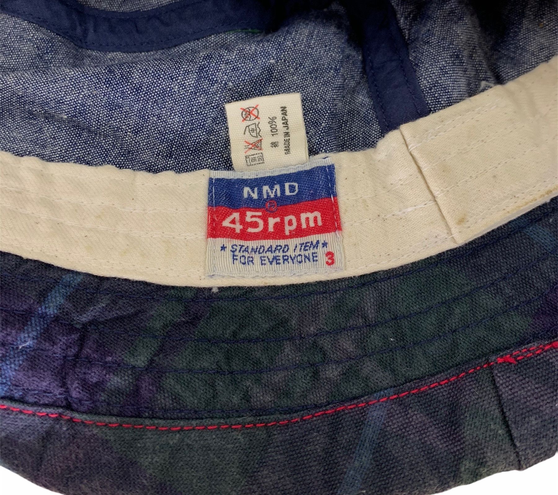 45rpm tartan plaid hat