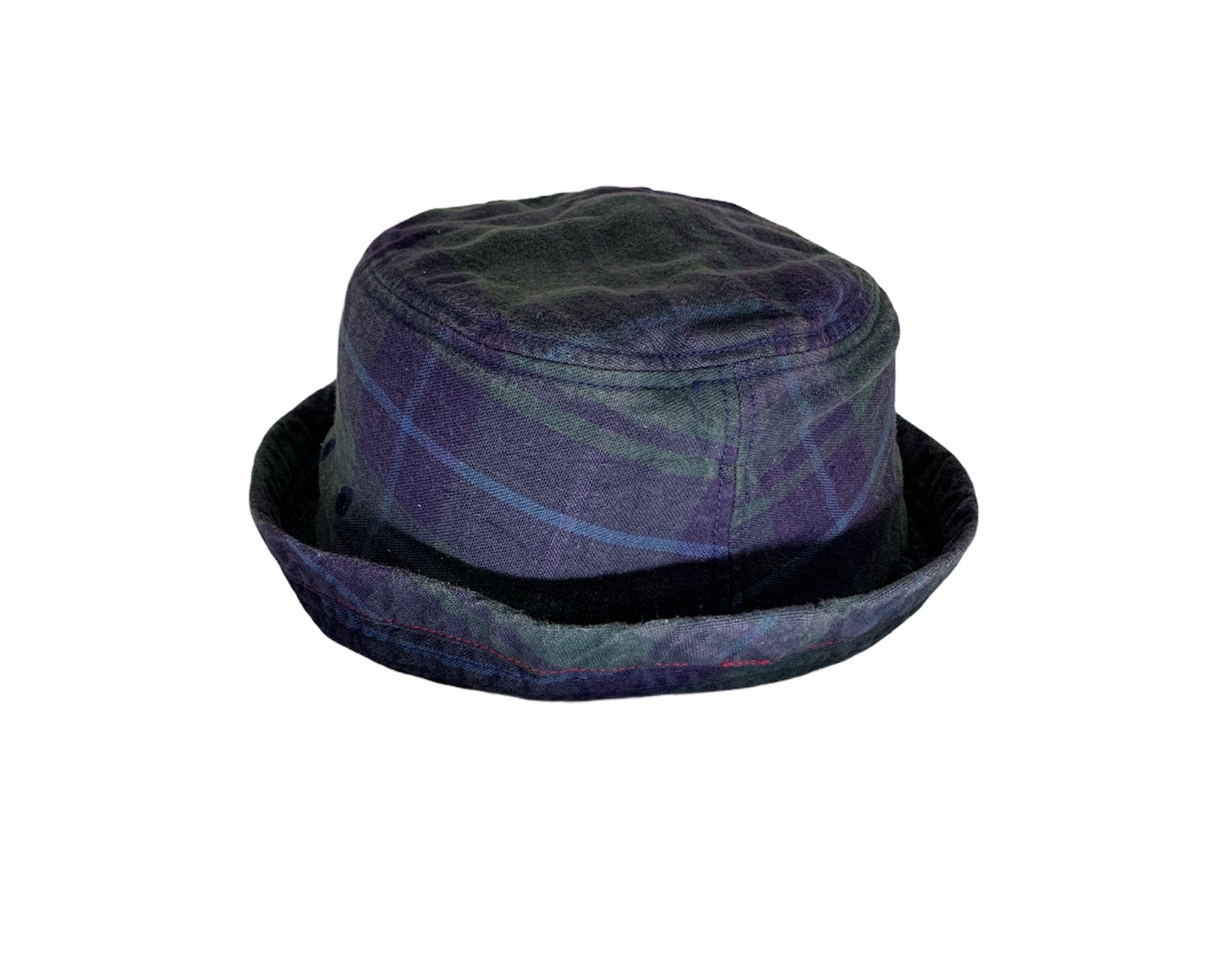 45rpm tartan plaid hat