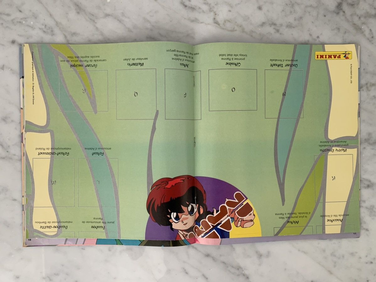 Japanese Brand RARE RANMA COLLECTABLE STICKER ALBUM - EMPTY Size ONE SIZE - 4 Thumbnail