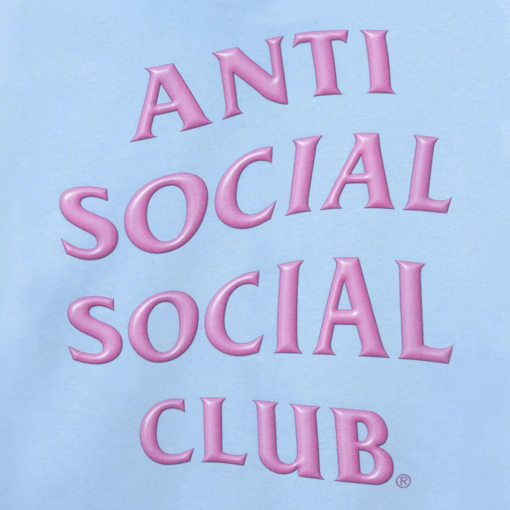 Anti Social Social Club DS Pink ASSC Anti Everything Club <3 Blue Hoodie FTP FOG CDG Size US XL / EU 56 / 4 - 3 Thumbnail