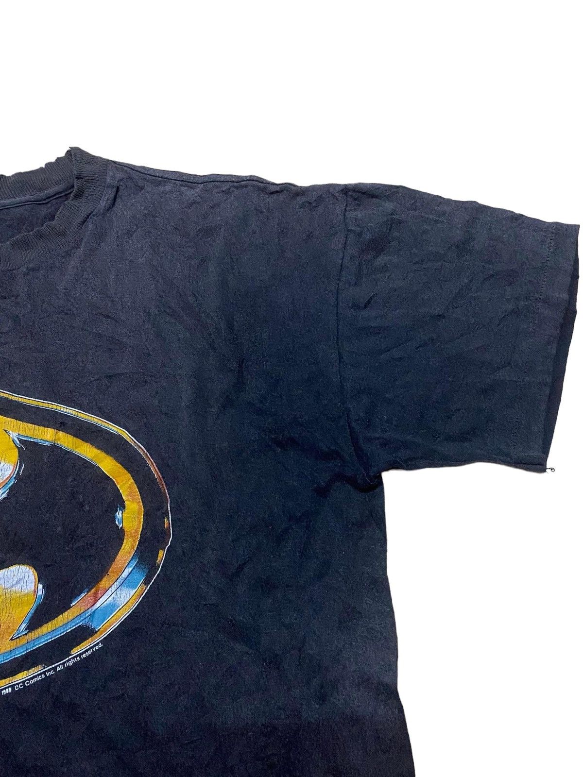 DC Comics 1989 Batman Movie Merchandise Logo Tshirt Size US XL / EU 56 / 4 - 6 Thumbnail