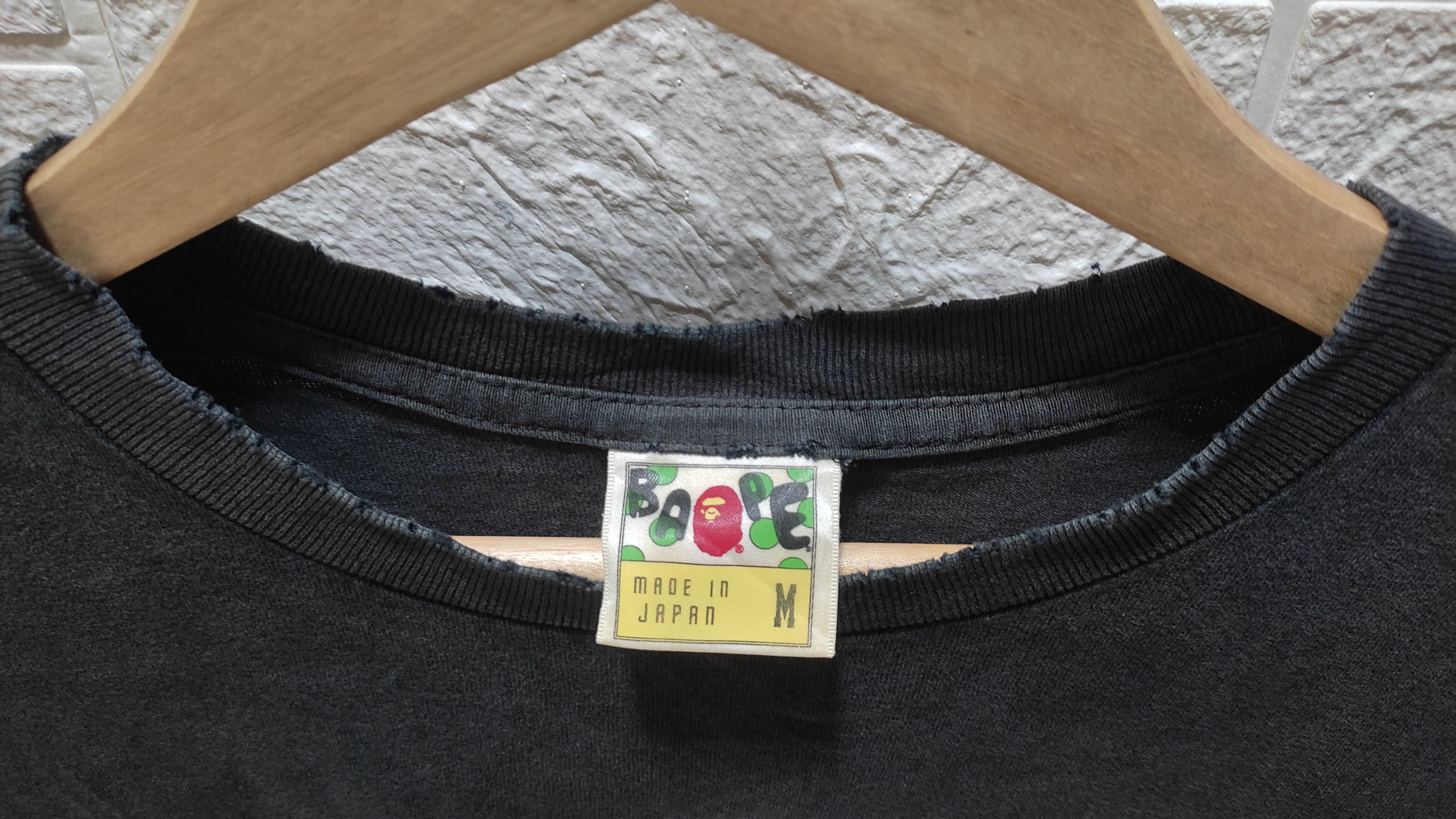 Bape Distressed bape longsleeve Size US M / EU 48-50 / 2 - 4 Thumbnail