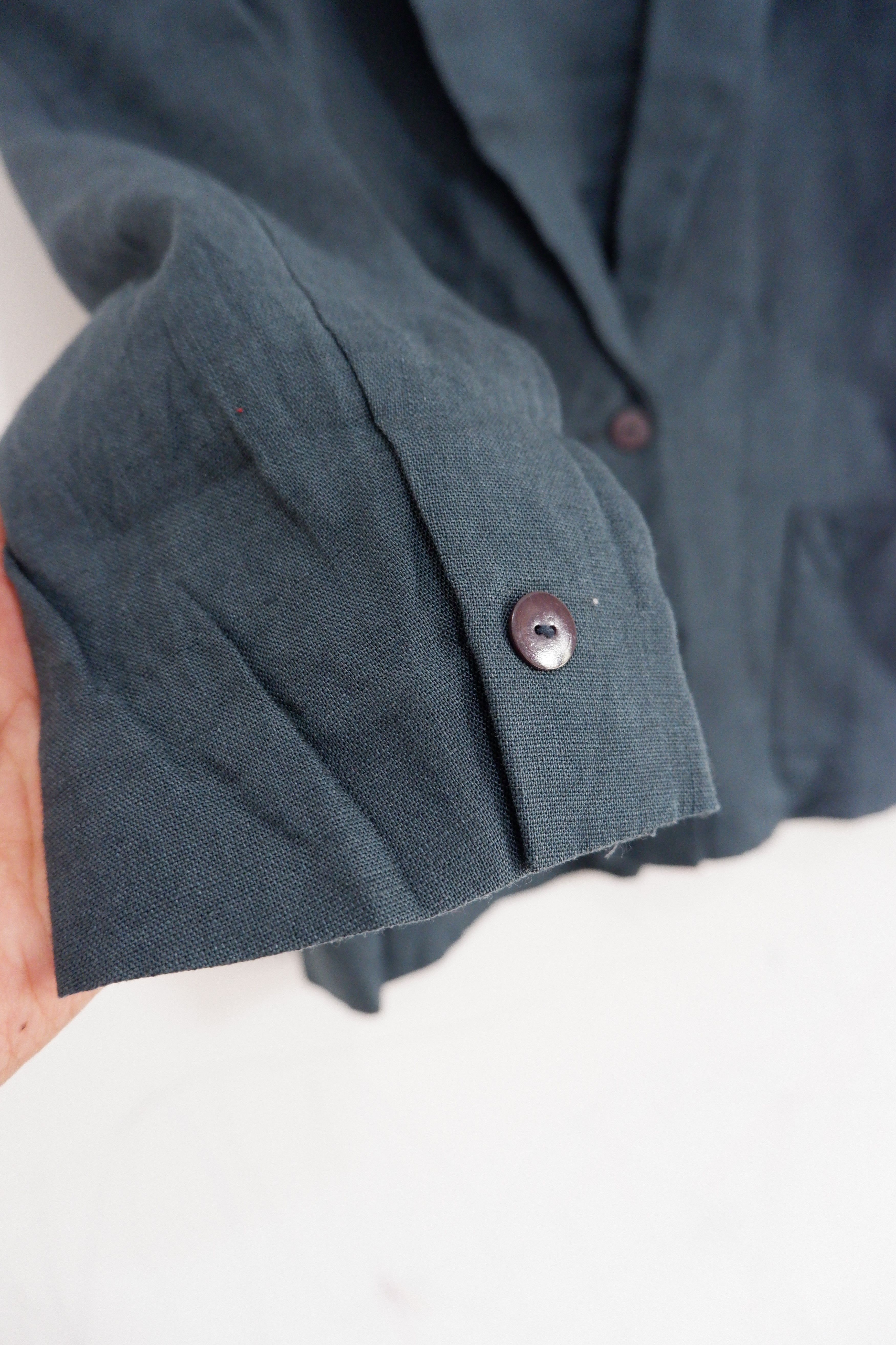 Jean Paul Gaultier Vintage 90s Jean Paul Gaultier Paris Linen Blazer Size M / US 6-8 / IT 42-44 - 4 Thumbnail