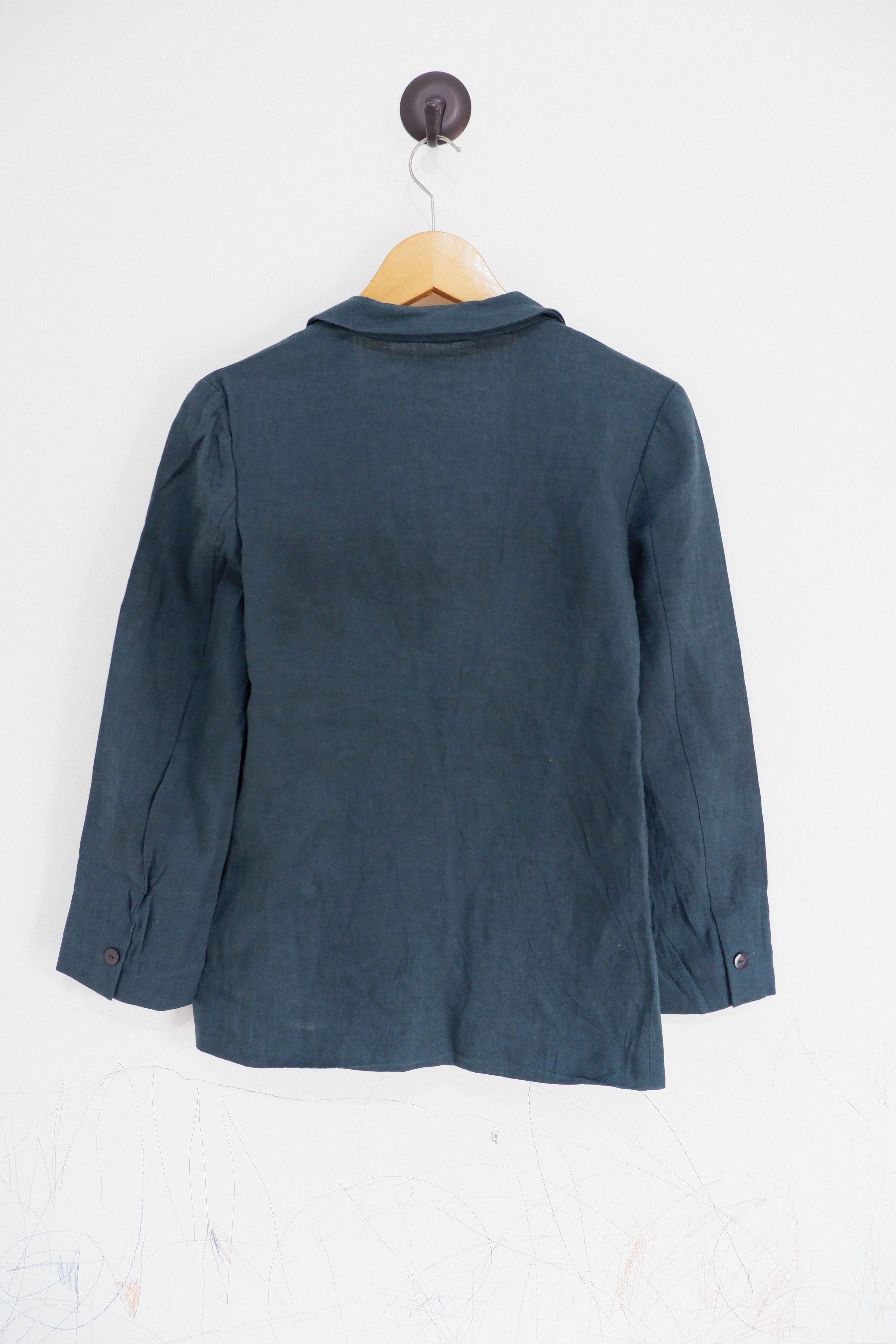 Jean Paul Gaultier Vintage 90s Jean Paul Gaultier Paris Linen Blazer Size M / US 6-8 / IT 42-44 - 2 Thumbnail