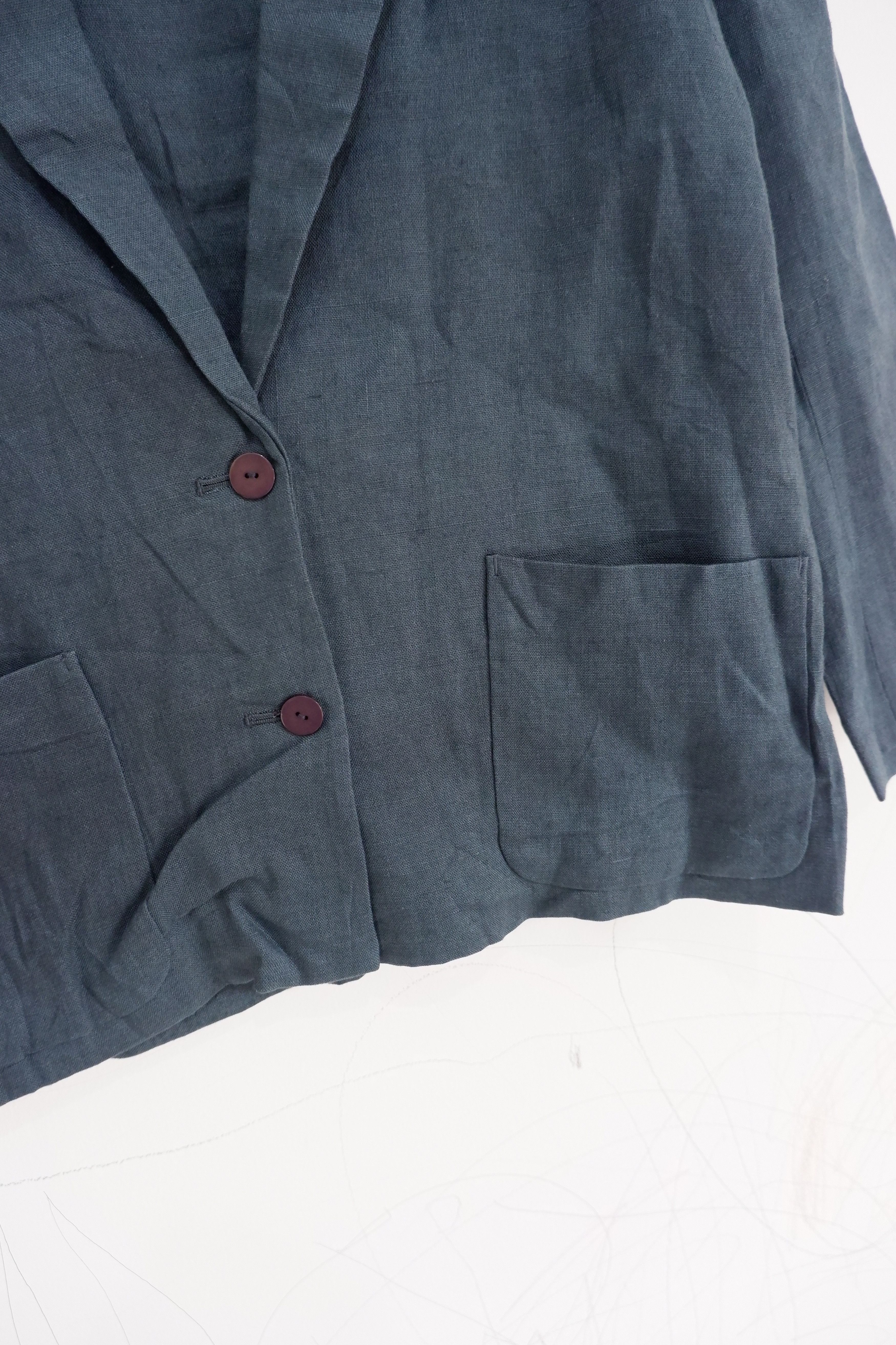 Jean Paul Gaultier Vintage 90s Jean Paul Gaultier Paris Linen Blazer Size M / US 6-8 / IT 42-44 - 3 Thumbnail