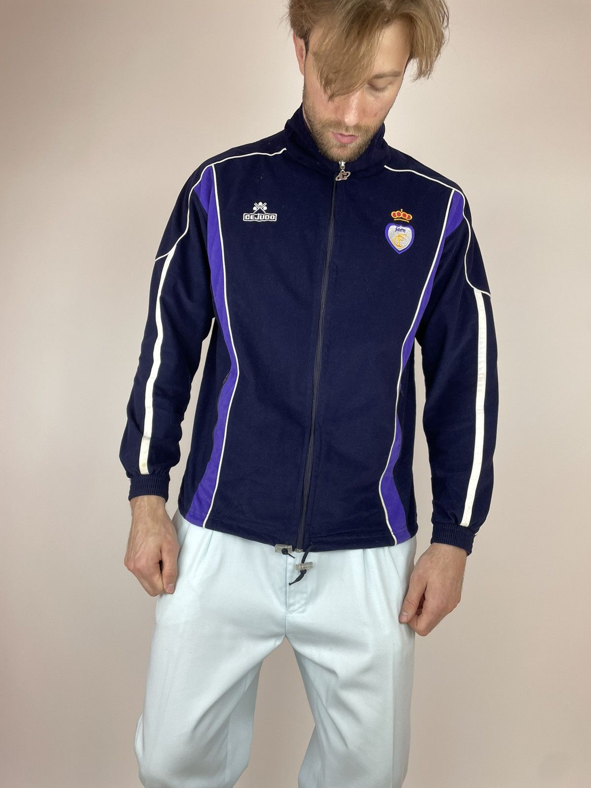 Vintage Real Jaén Soccers vintage jacket 1999-2000 FC jaen CEJUDO Size US M / EU 48-50 / 2 - 6 Thumbnail
