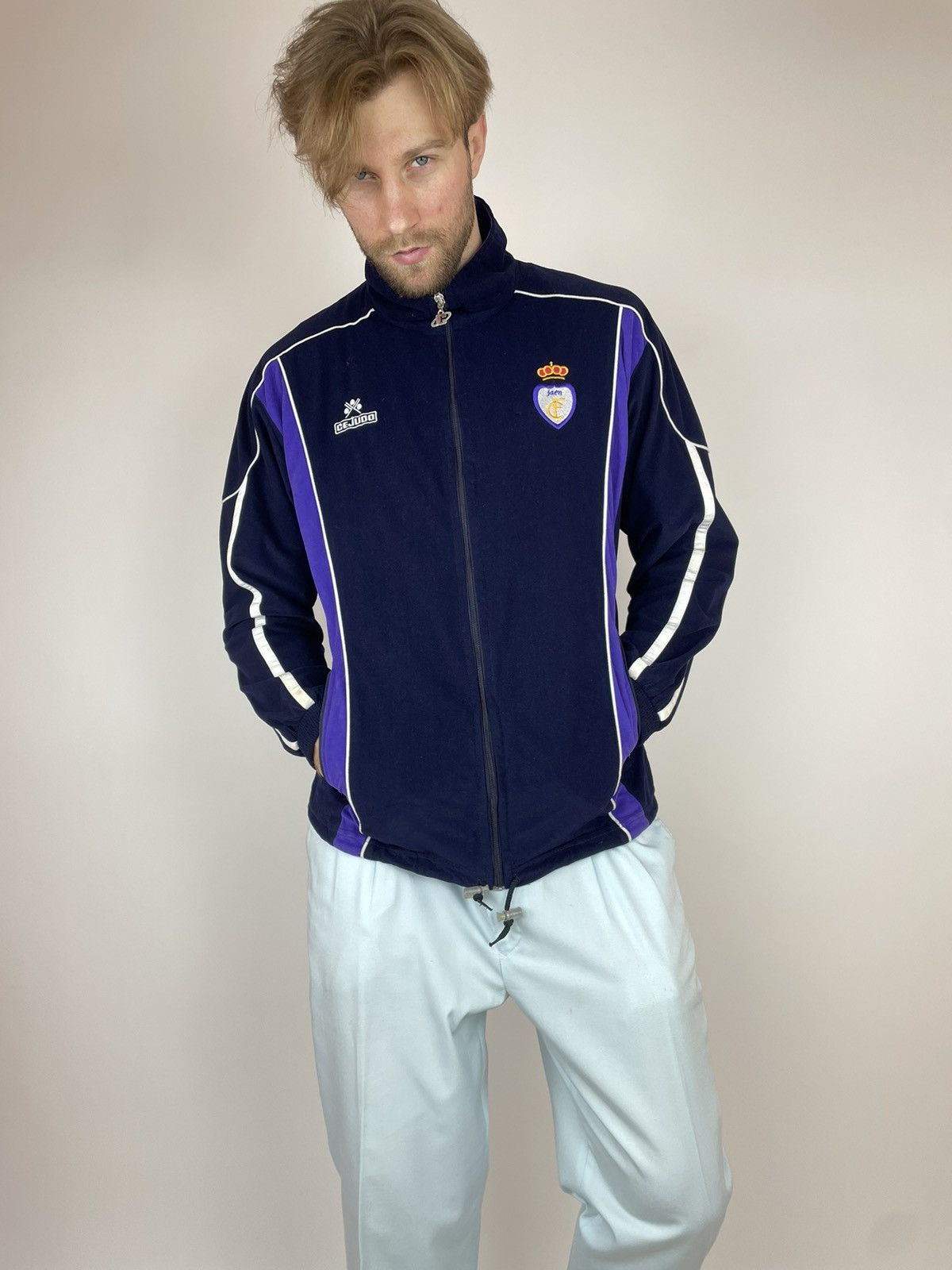 Vintage Real Jaén Soccers vintage jacket 1999-2000 FC jaen CEJUDO Size US M / EU 48-50 / 2 - 2 Thumbnail