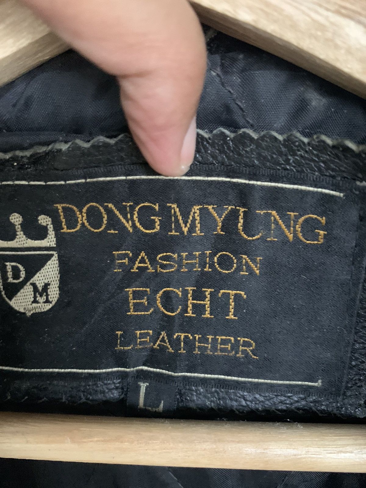 Japanese Brand ECHT Double Collar Leather Jacket Size US M / EU 48-50 / 2 - 12 Thumbnail