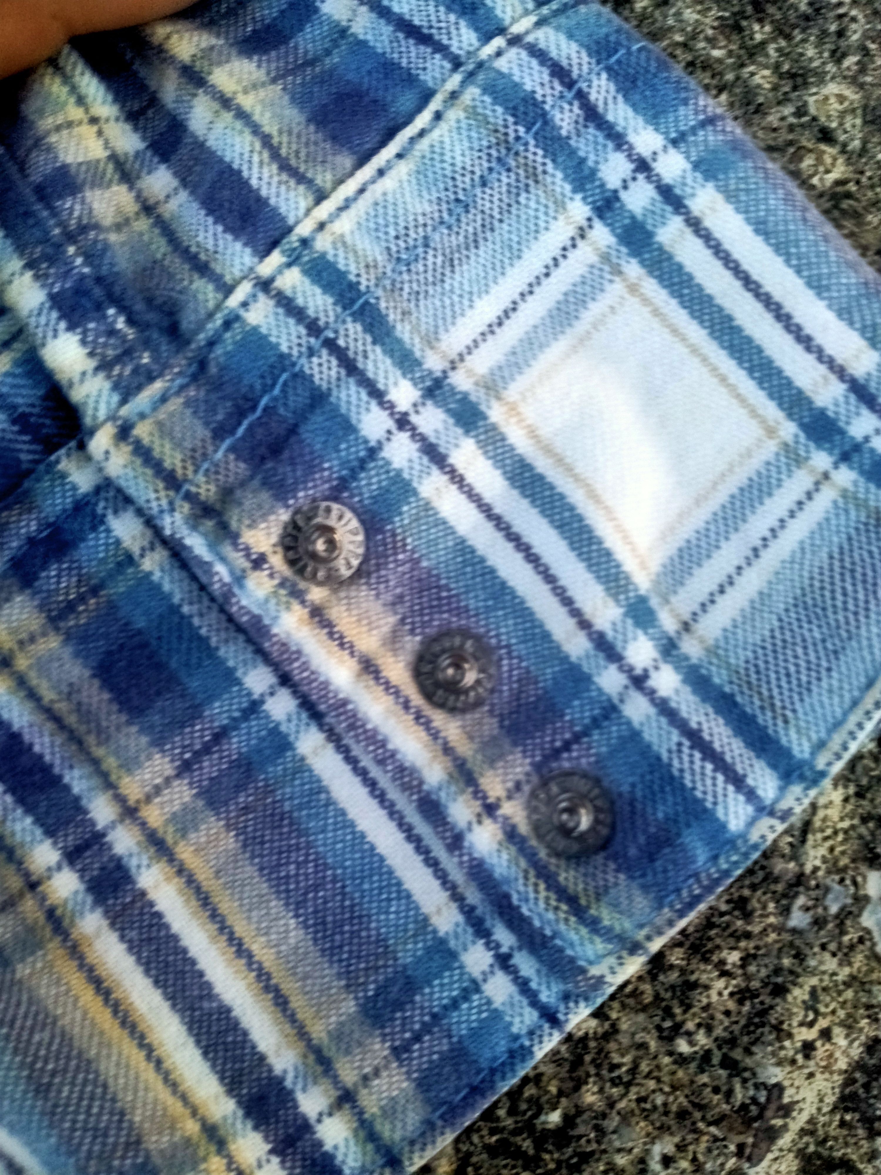Flannel × Japanese Brand × Lee LEE WESTERN CLOTHES SNAP BUTTON UP SHIRT Size US L / EU 52-54 / 3 - 7 Thumbnail