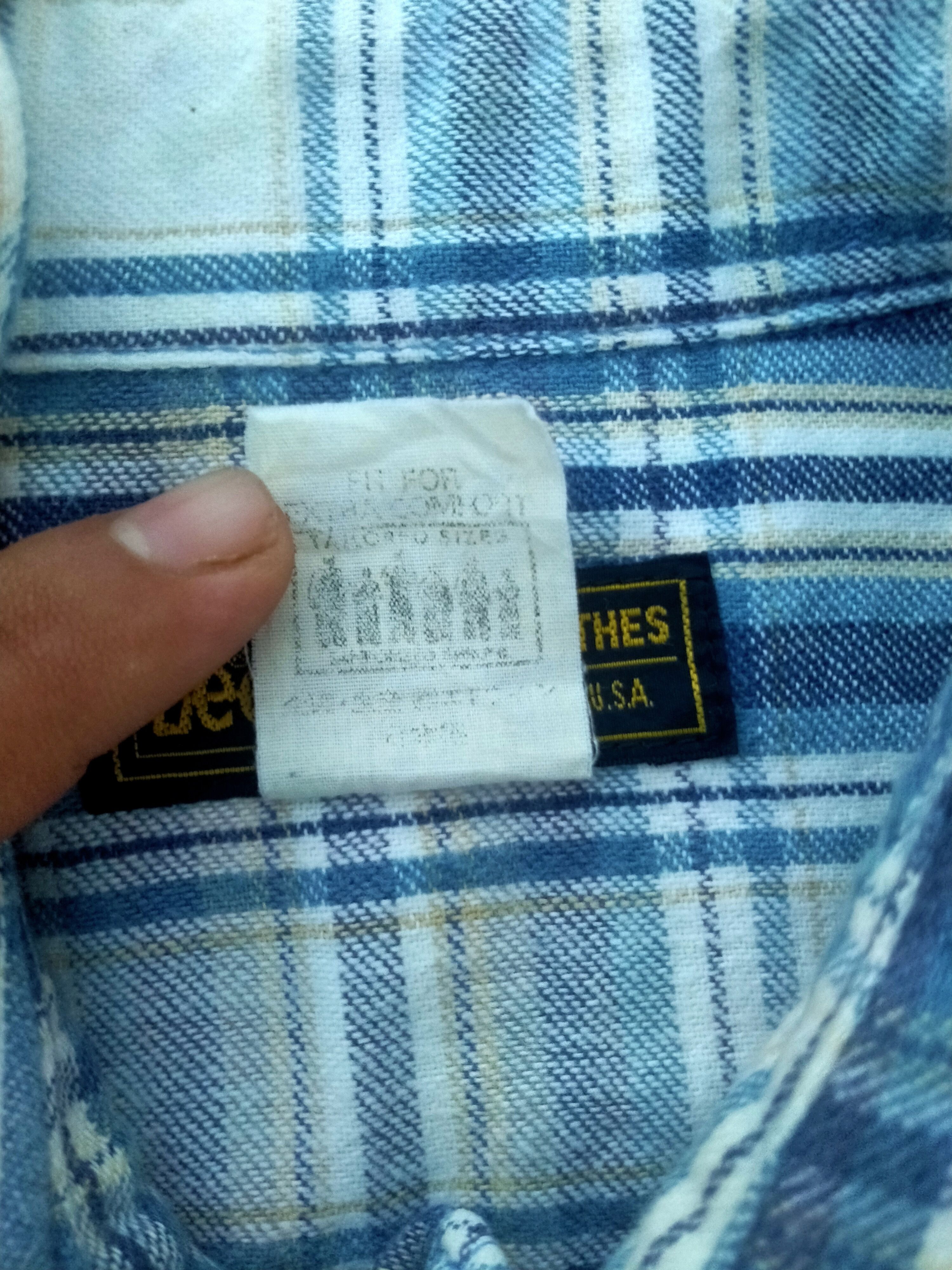 Flannel × Japanese Brand × Lee LEE WESTERN CLOTHES SNAP BUTTON UP SHIRT Size US L / EU 52-54 / 3 - 5 Thumbnail