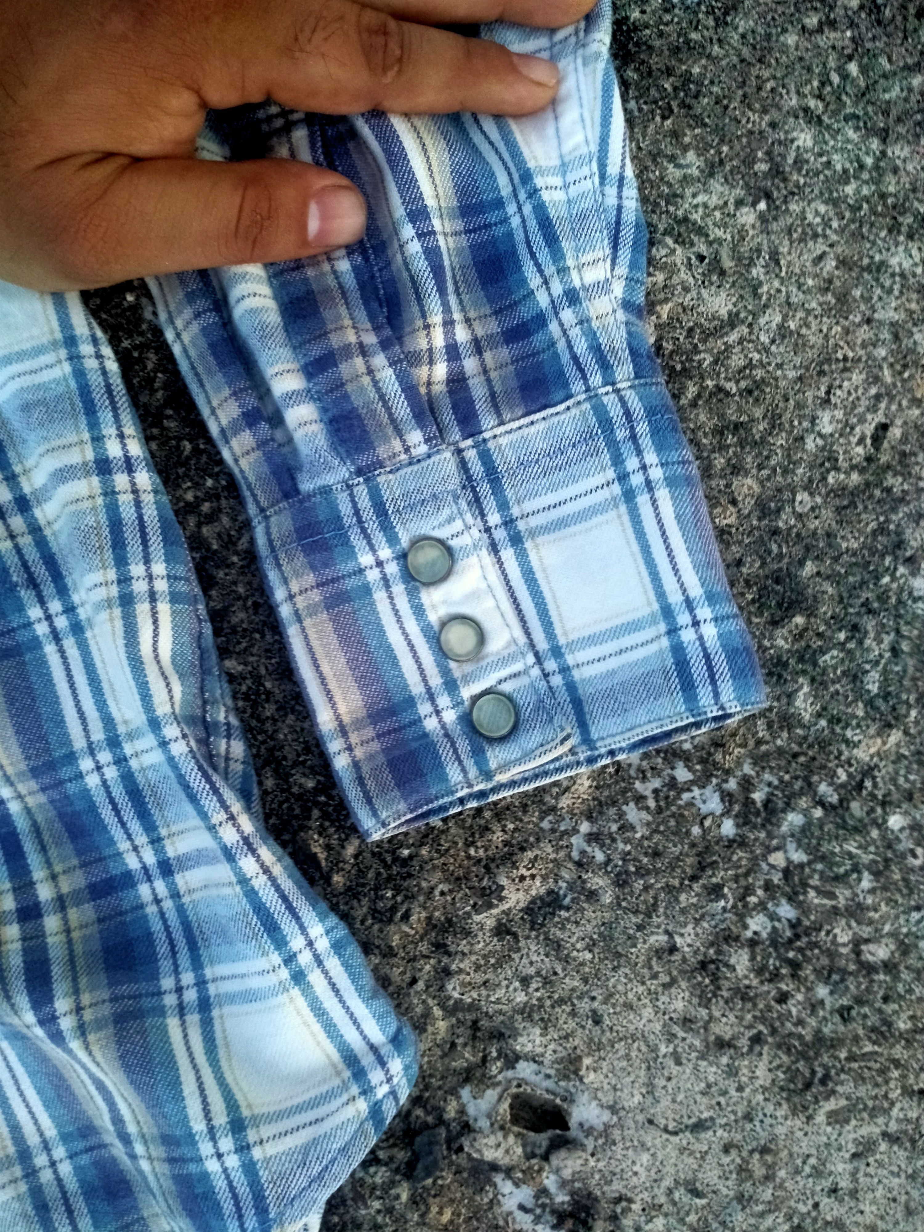 Flannel × Japanese Brand × Lee LEE WESTERN CLOTHES SNAP BUTTON UP SHIRT Size US L / EU 52-54 / 3 - 6 Thumbnail