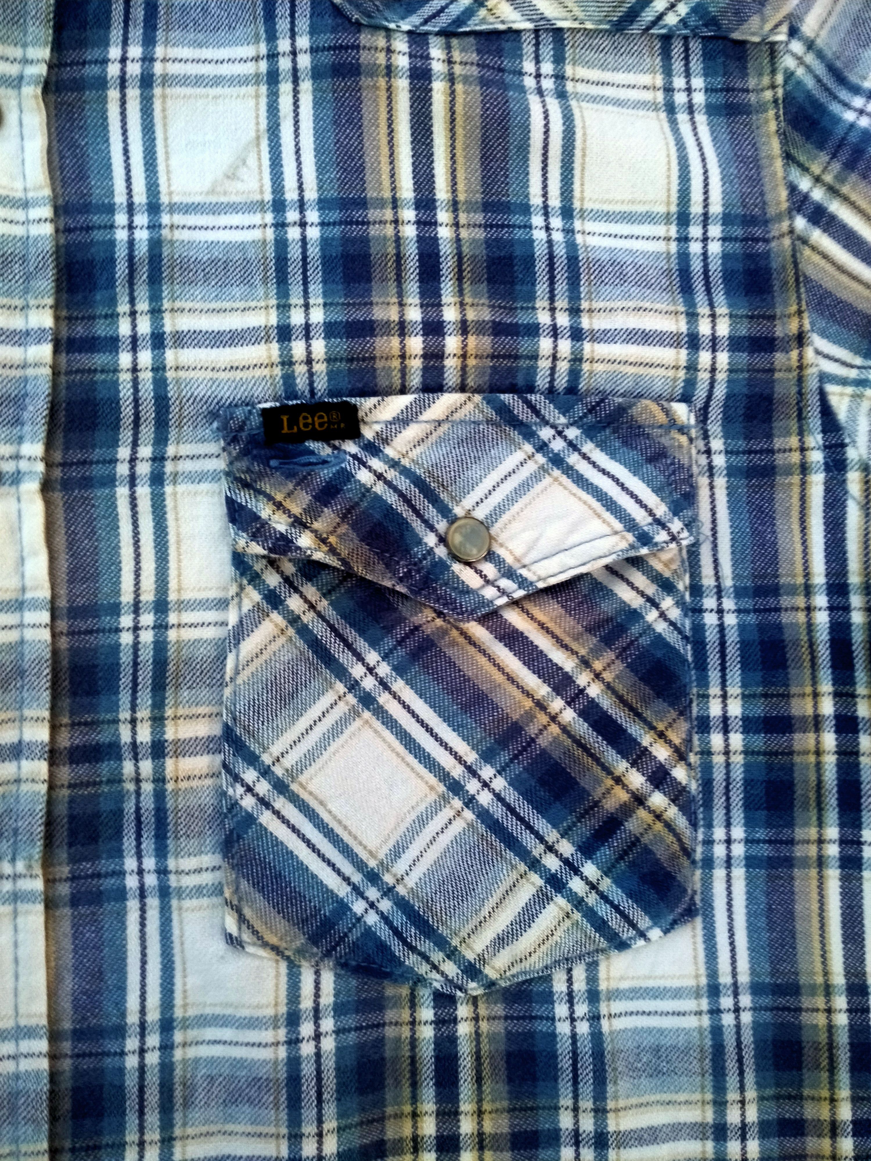 Flannel × Japanese Brand × Lee LEE WESTERN CLOTHES SNAP BUTTON UP SHIRT Size US L / EU 52-54 / 3 - 3 Thumbnail