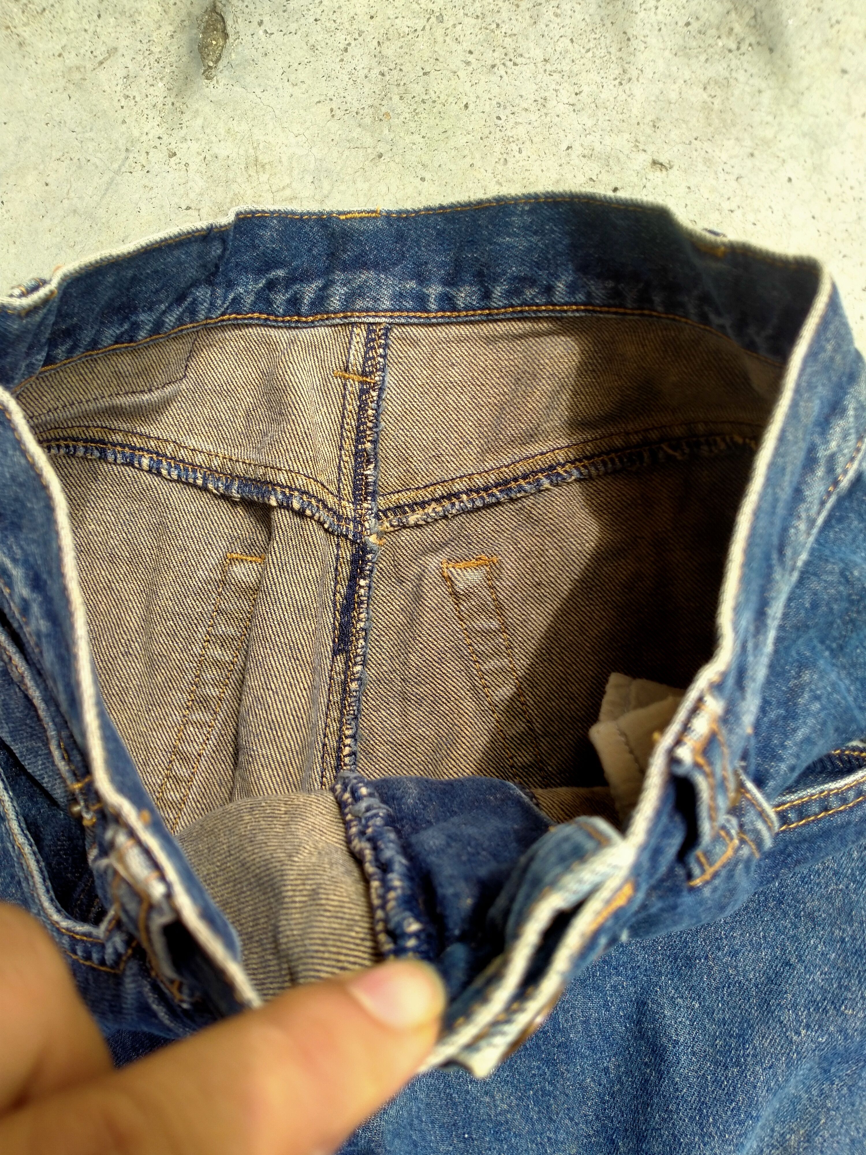 Japanese Brand DISTRESSED BACK&FORTH PLAY CHESS SELVEDGE DENIM Size US 26 / EU 42 - 4 Thumbnail