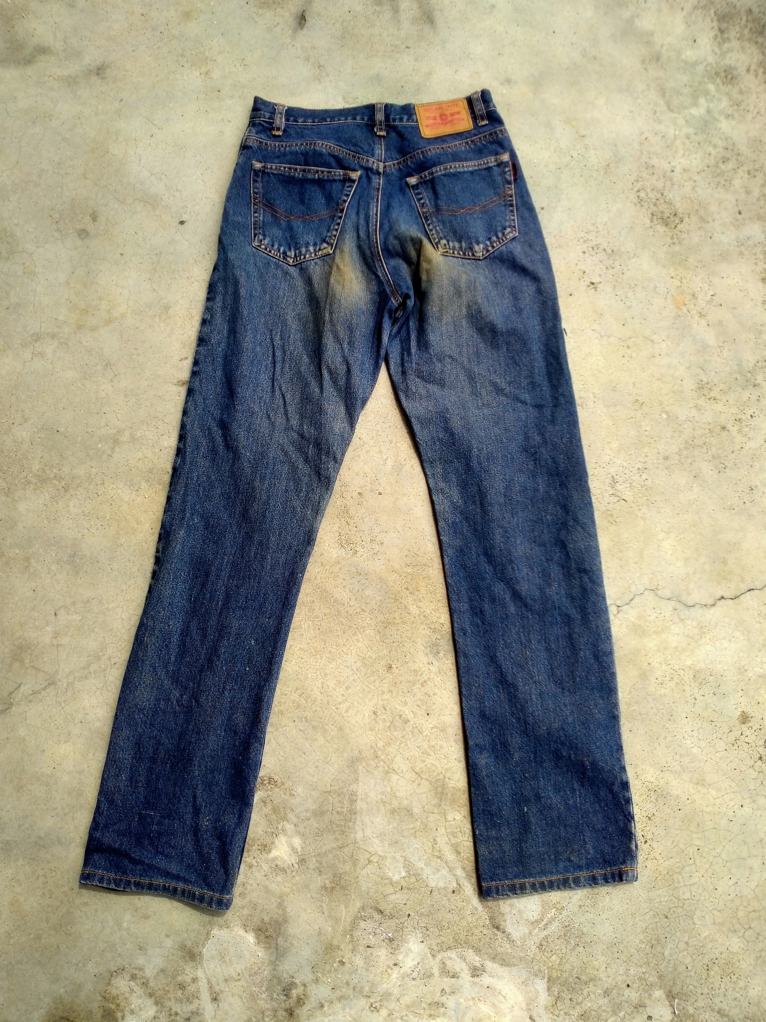 Japanese Brand DISTRESSED BACK&FORTH PLAY CHESS SELVEDGE DENIM Size US 26 / EU 42 - 9 Thumbnail