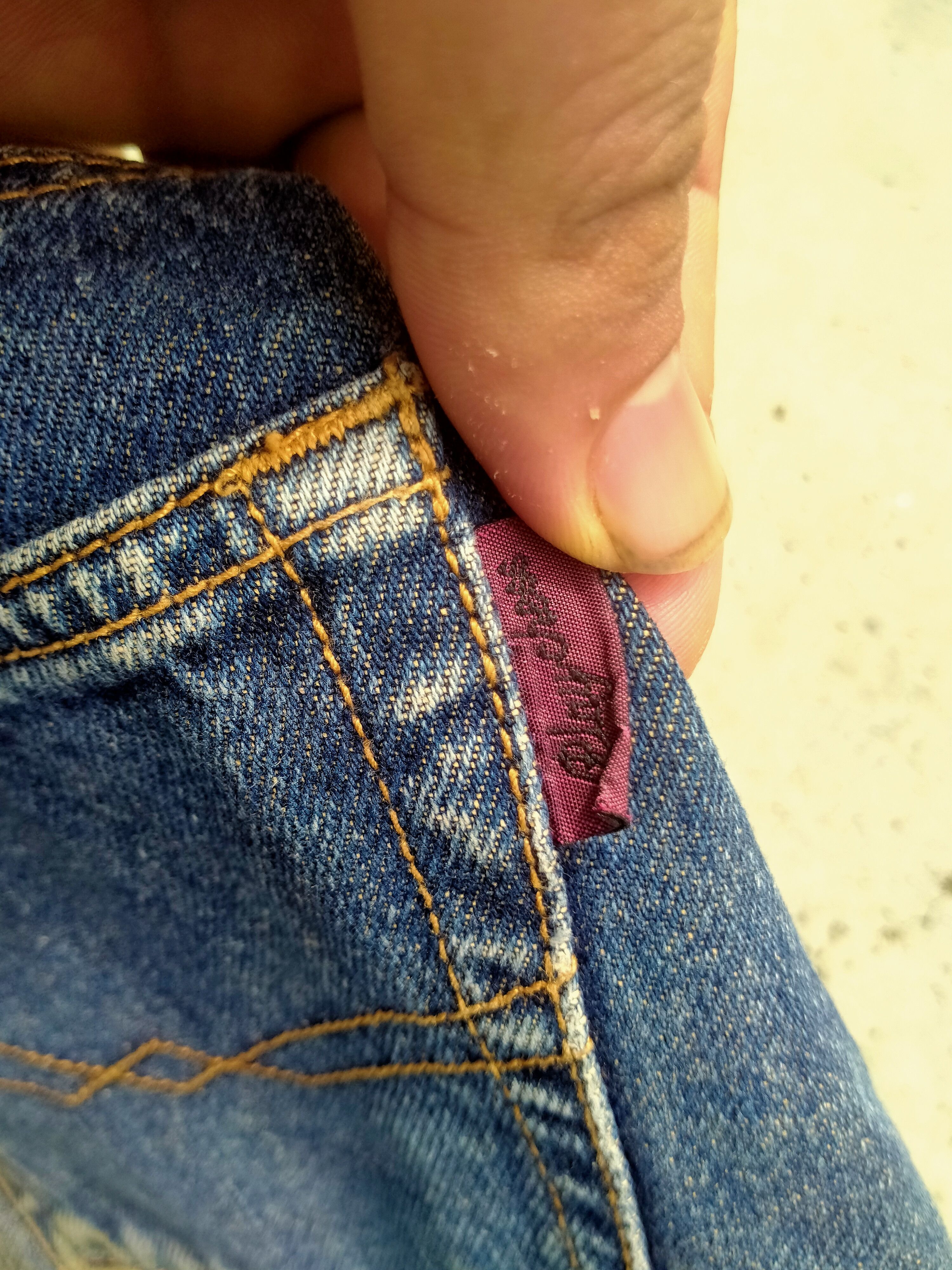 Japanese Brand DISTRESSED BACK&FORTH PLAY CHESS SELVEDGE DENIM Size US 26 / EU 42 - 6 Thumbnail