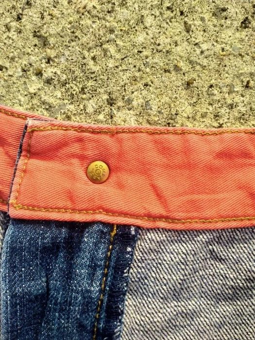 Japanese Brand KARAKURI TAMASHI SUKAJAN EMBROIDERED DENIM Size US 38 / EU 54 - 4 Thumbnail