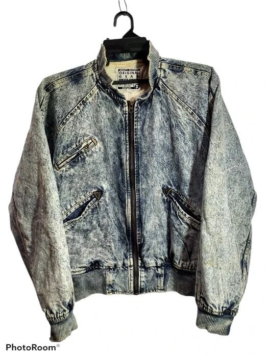 Japanese Brand DISTRESSED BOBSON BOMBER DENIM JACKET SIZE XL Size US XL / EU 56 / 4 - 1 Thumbnail