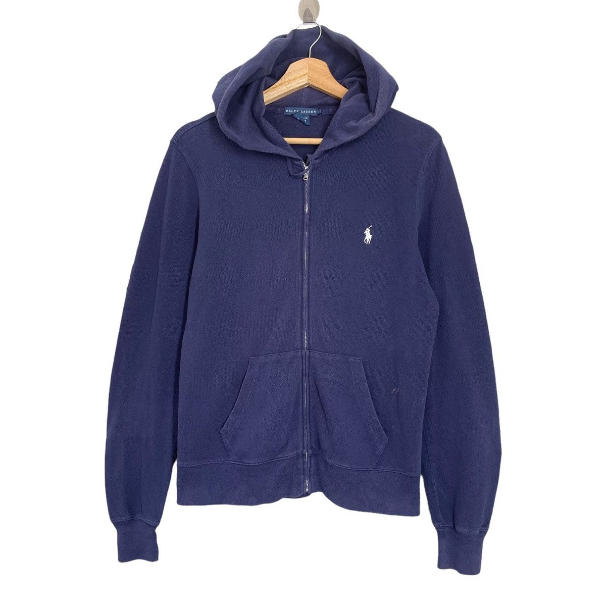 Polo Ralph Lauren Vintage 90s Ralph Lauren Small Logo Zipper Hoodies Size S Size US S / EU 44-46 / 1 - 3 Thumbnail