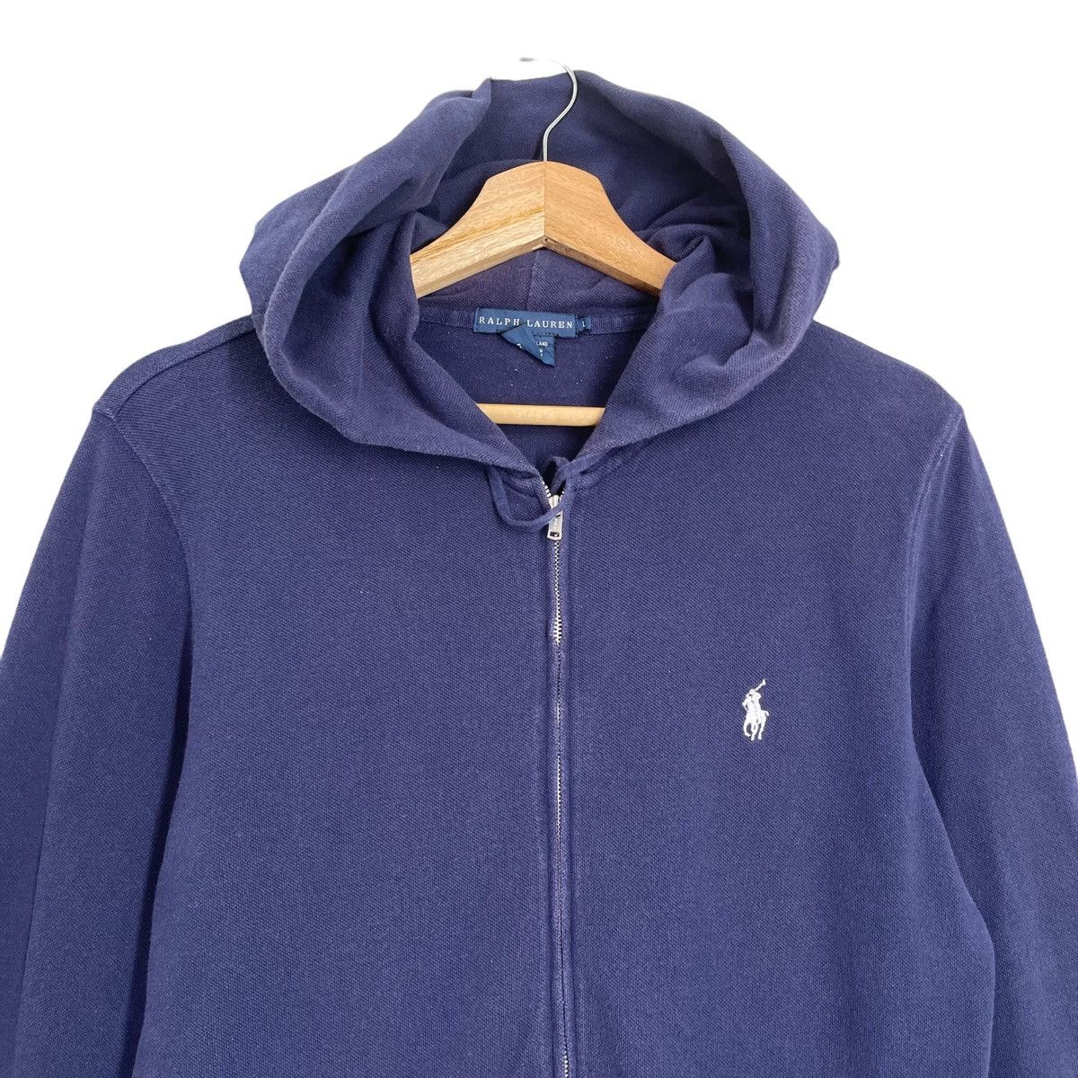 Polo Ralph Lauren Vintage 90s Ralph Lauren Small Logo Zipper Hoodies Size S Size US S / EU 44-46 / 1 - 4 Thumbnail