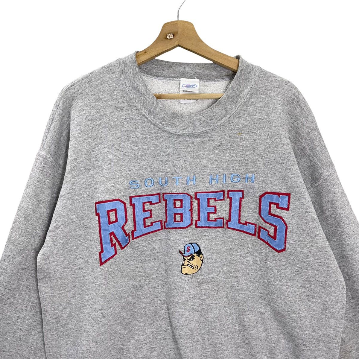 Japanese Brand Vintage 90s South High Rebels Crewneck Sweatshirt Size L Size US L / EU 52-54 / 3 - 4 Thumbnail