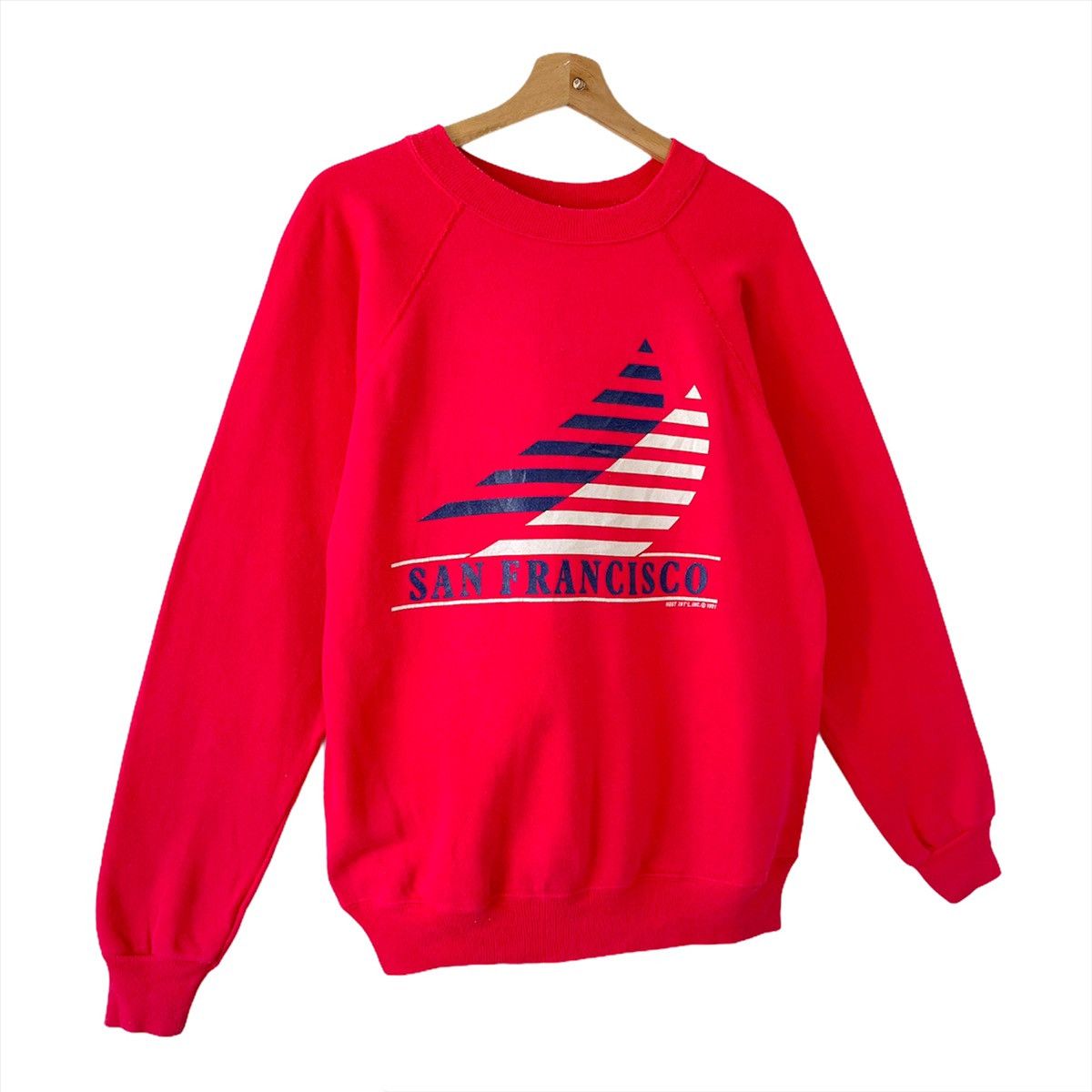 Vintage Vintage 90’s San Fracisco Crewneck Sweatshirt Size M Size US M / EU 48-50 / 2 - 2 Thumbnail