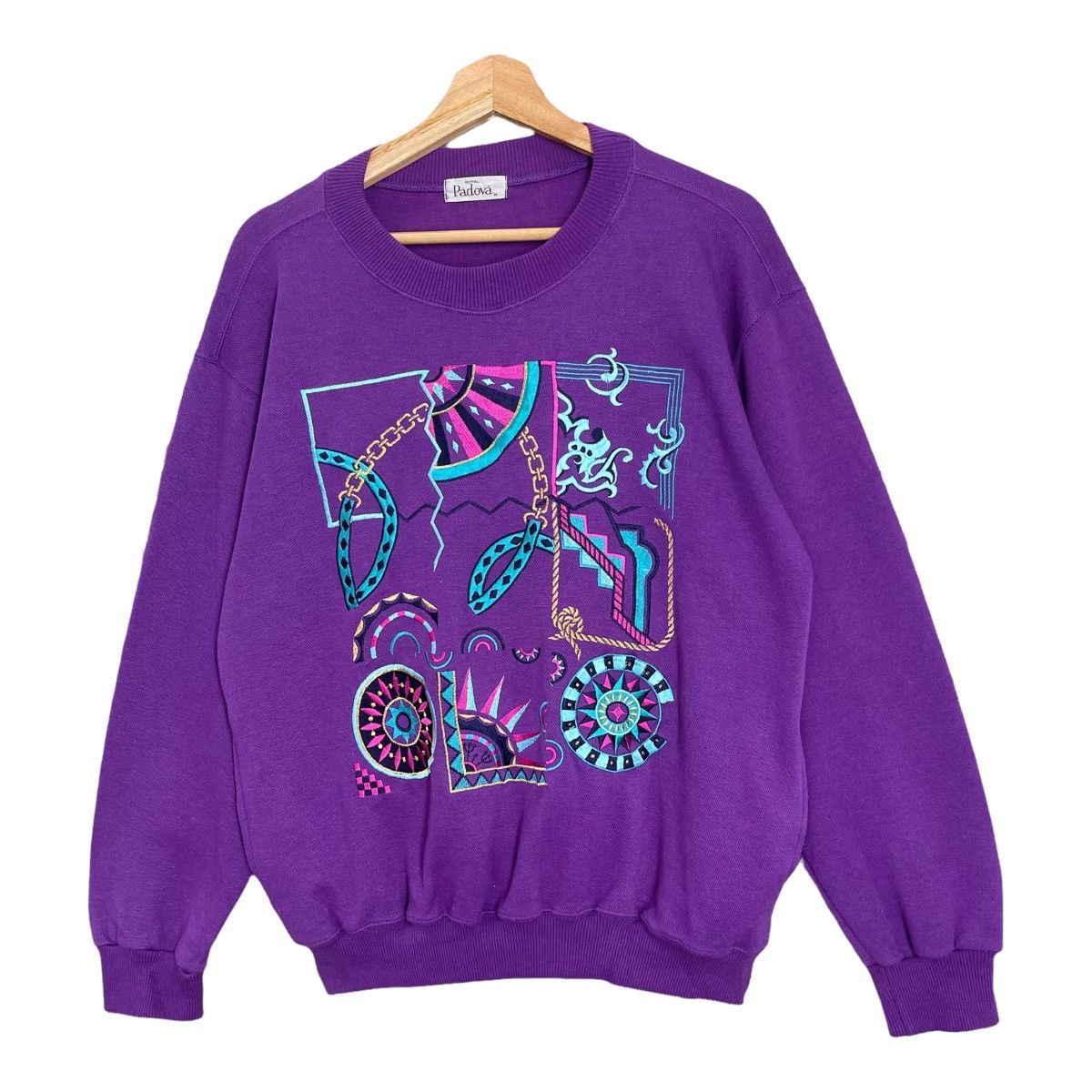 Other 90s Designer Royal Padova Crewneck Sweatshirt Size M Size US M / EU 48-50 / 2 - 3 Thumbnail
