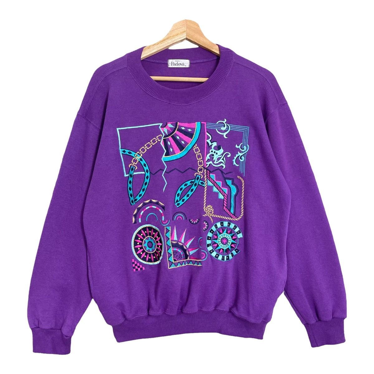 Other 90s Designer Royal Padova Crewneck Sweatshirt Size M Size US M / EU 48-50 / 2 - 1 Thumbnail