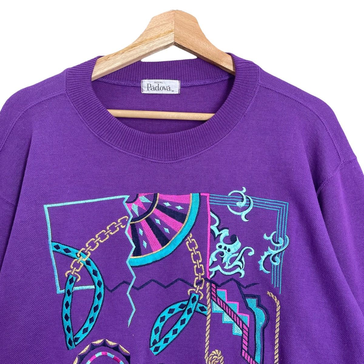 Other 90s Designer Royal Padova Crewneck Sweatshirt Size M Size US M / EU 48-50 / 2 - 4 Thumbnail