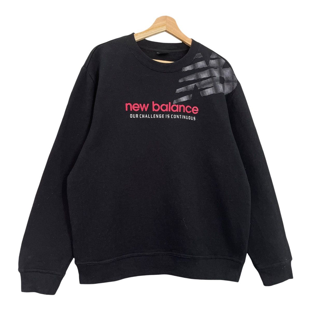 New Balance Vintage New Balance Spellout Logo Pullover Sweatshirt Size M Size US M / EU 48-50 / 2 - 2 Thumbnail