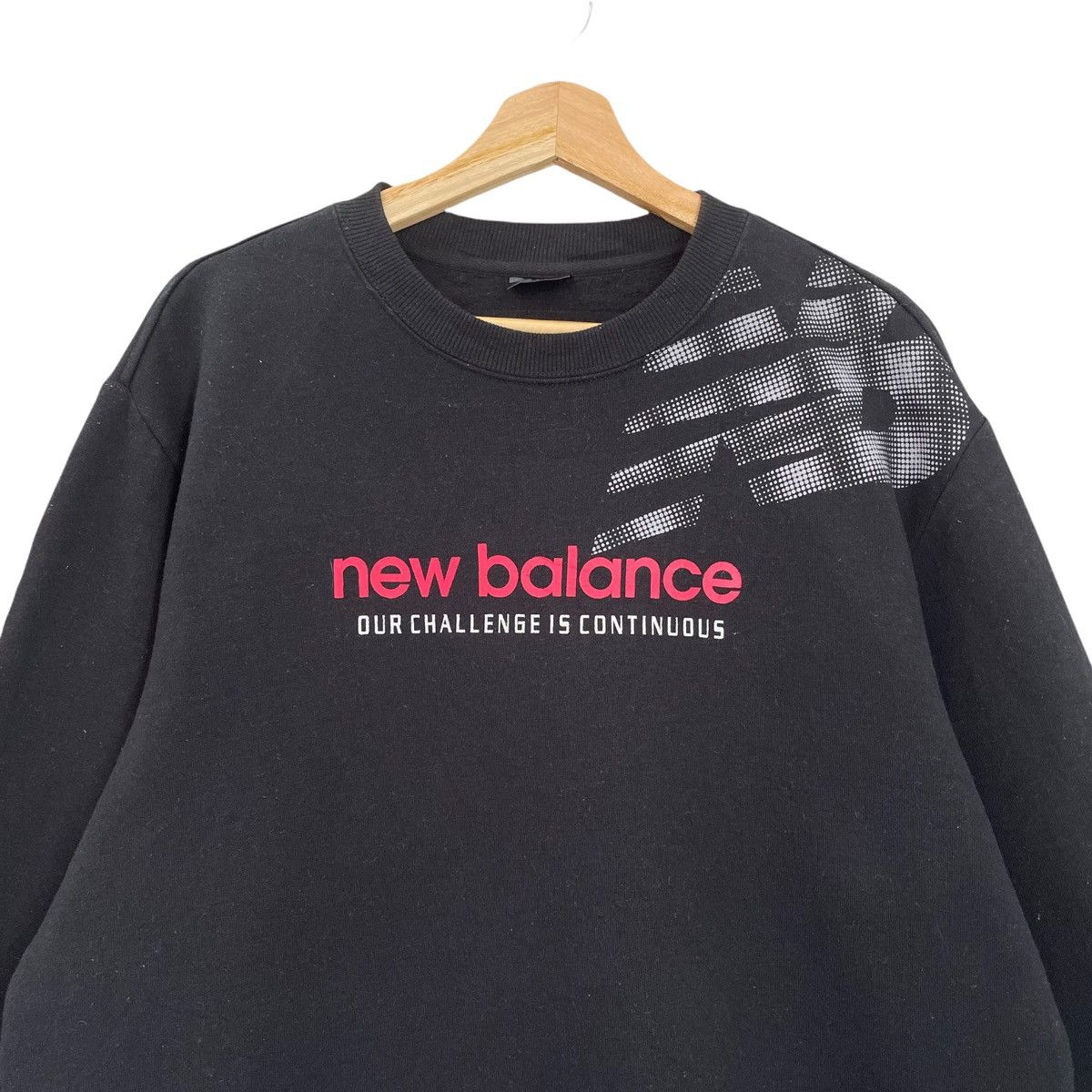 New Balance Vintage New Balance Spellout Logo Pullover Sweatshirt Size M Size US M / EU 48-50 / 2 - 4 Thumbnail
