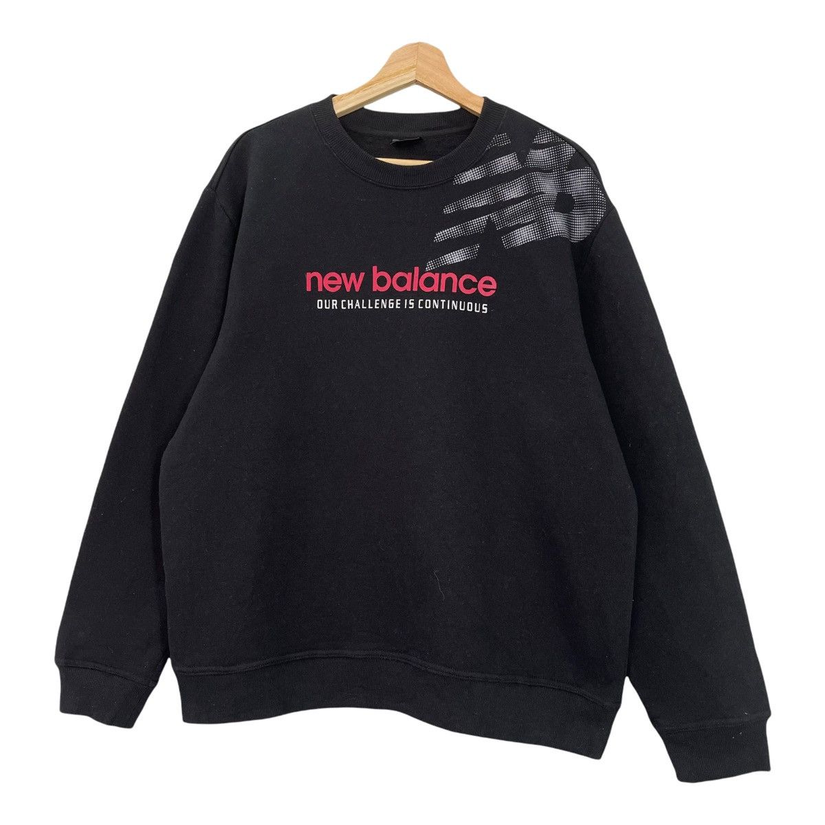 New Balance Vintage New Balance Spellout Logo Pullover Sweatshirt Size M Size US M / EU 48-50 / 2 - 3 Thumbnail