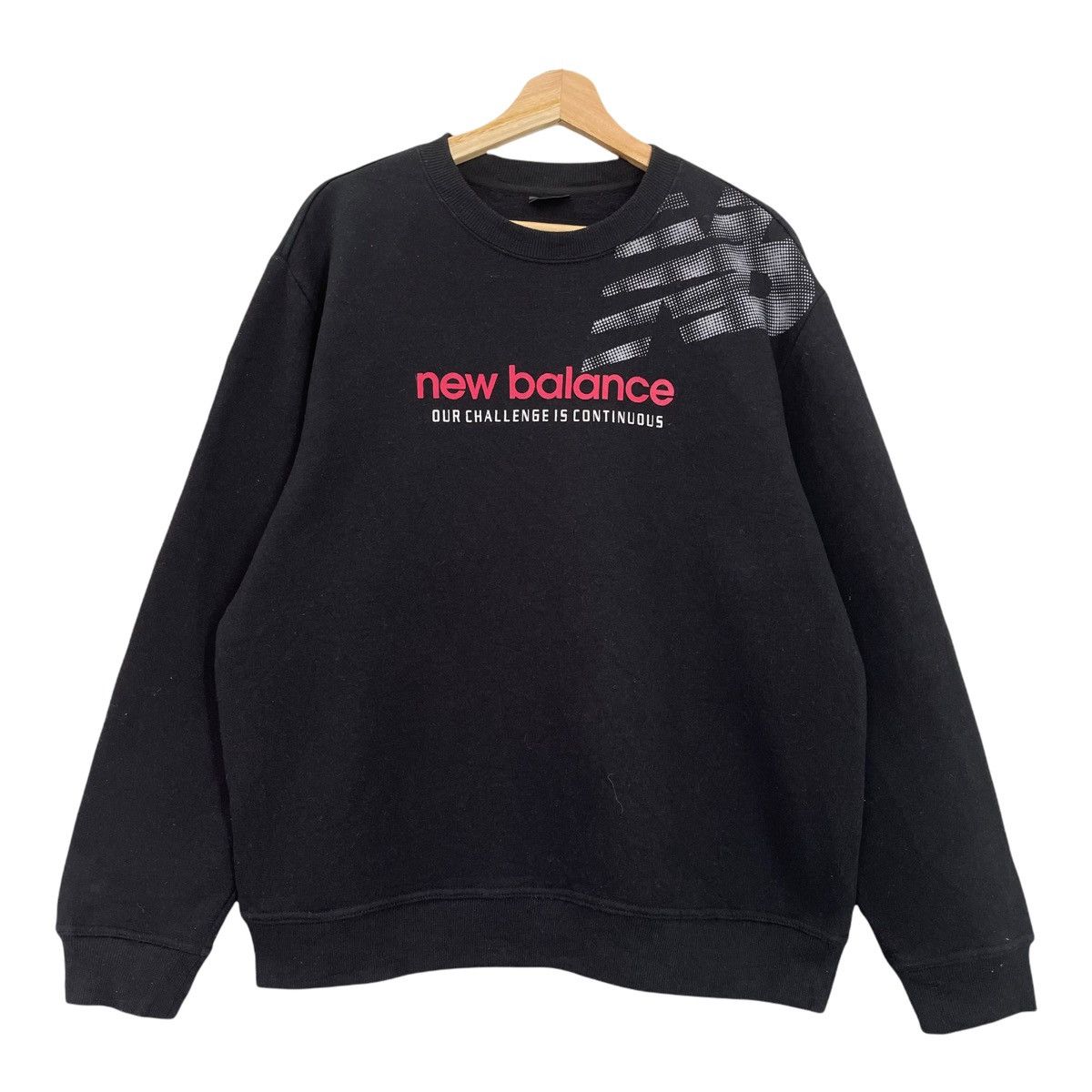 New Balance Vintage New Balance Spellout Logo Pullover Sweatshirt Size M Size US M / EU 48-50 / 2 - 1 Thumbnail