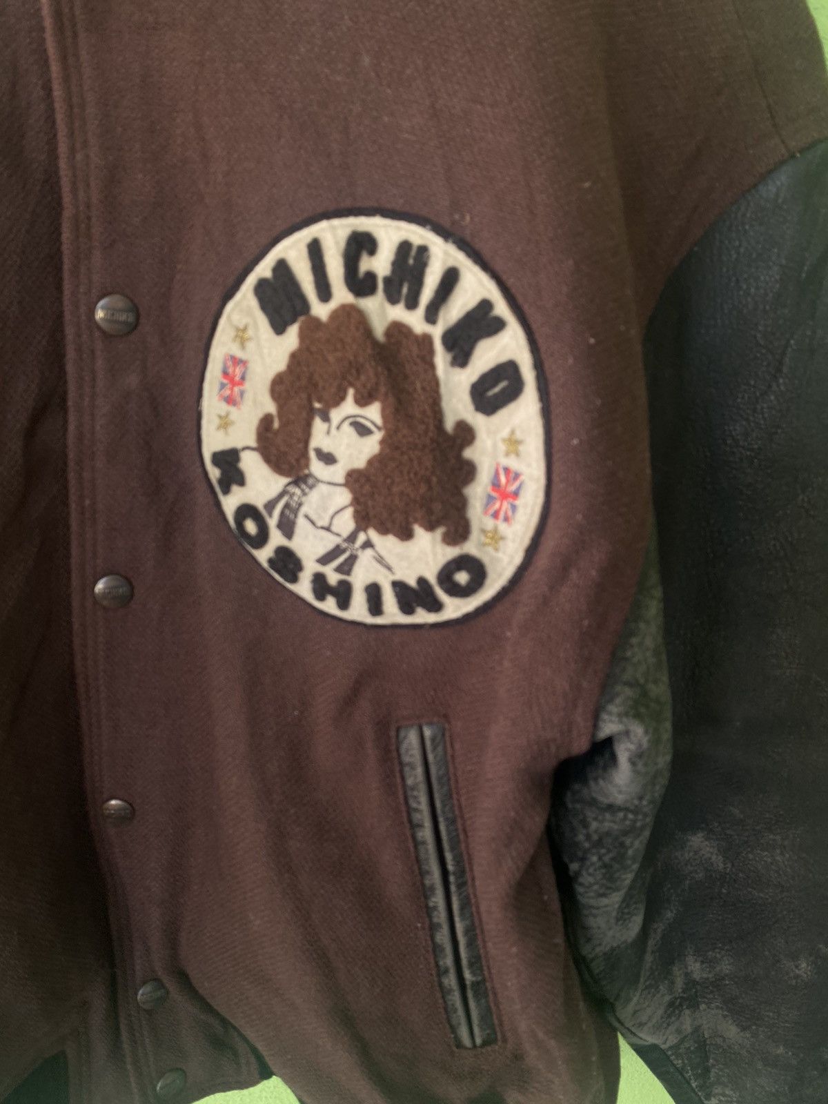 Beauty Beast VINTAGE MICHIKO KOSHINO LONDON LEATHER VARSITY JACKET Size US L / EU 52-54 / 3 - 2 Thumbnail