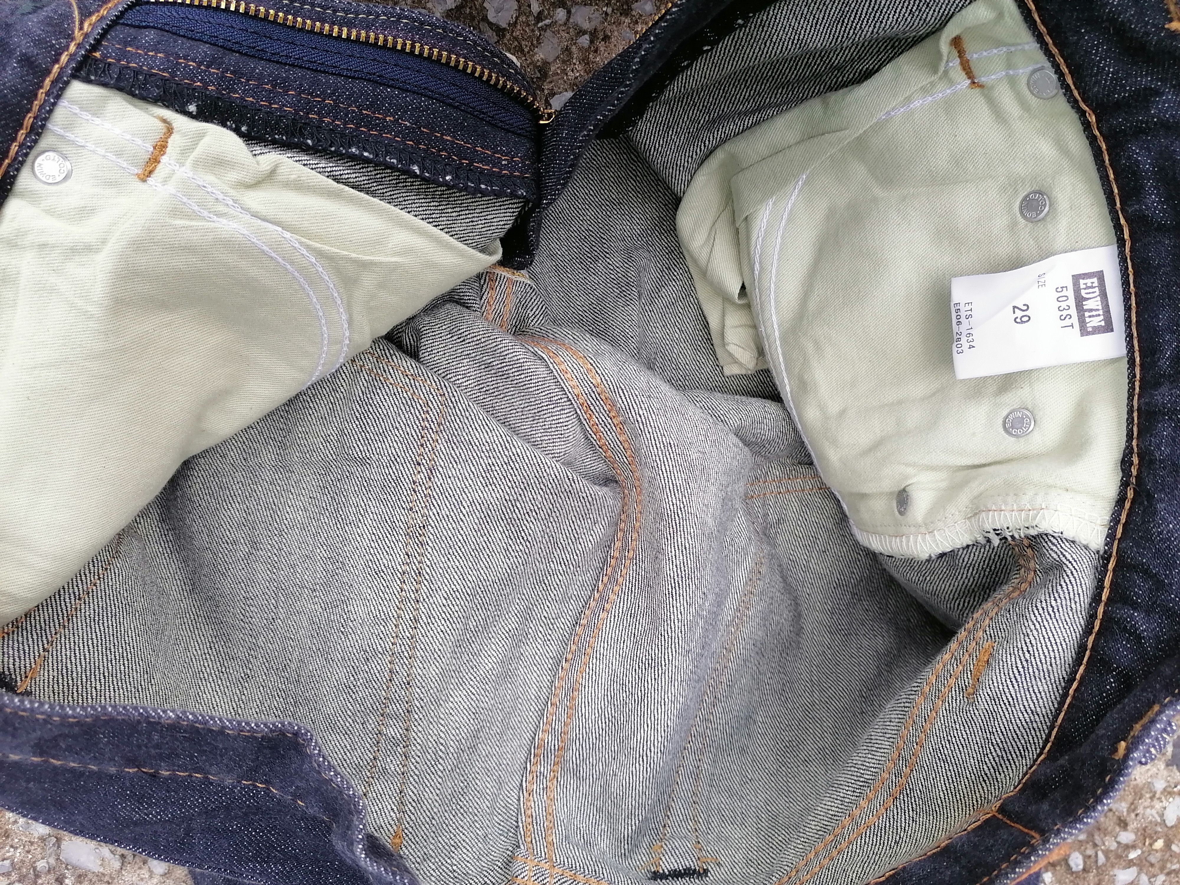 Edwin Edwin Selvedge Raw Japanese Jeans Size US 31 - 5 Thumbnail