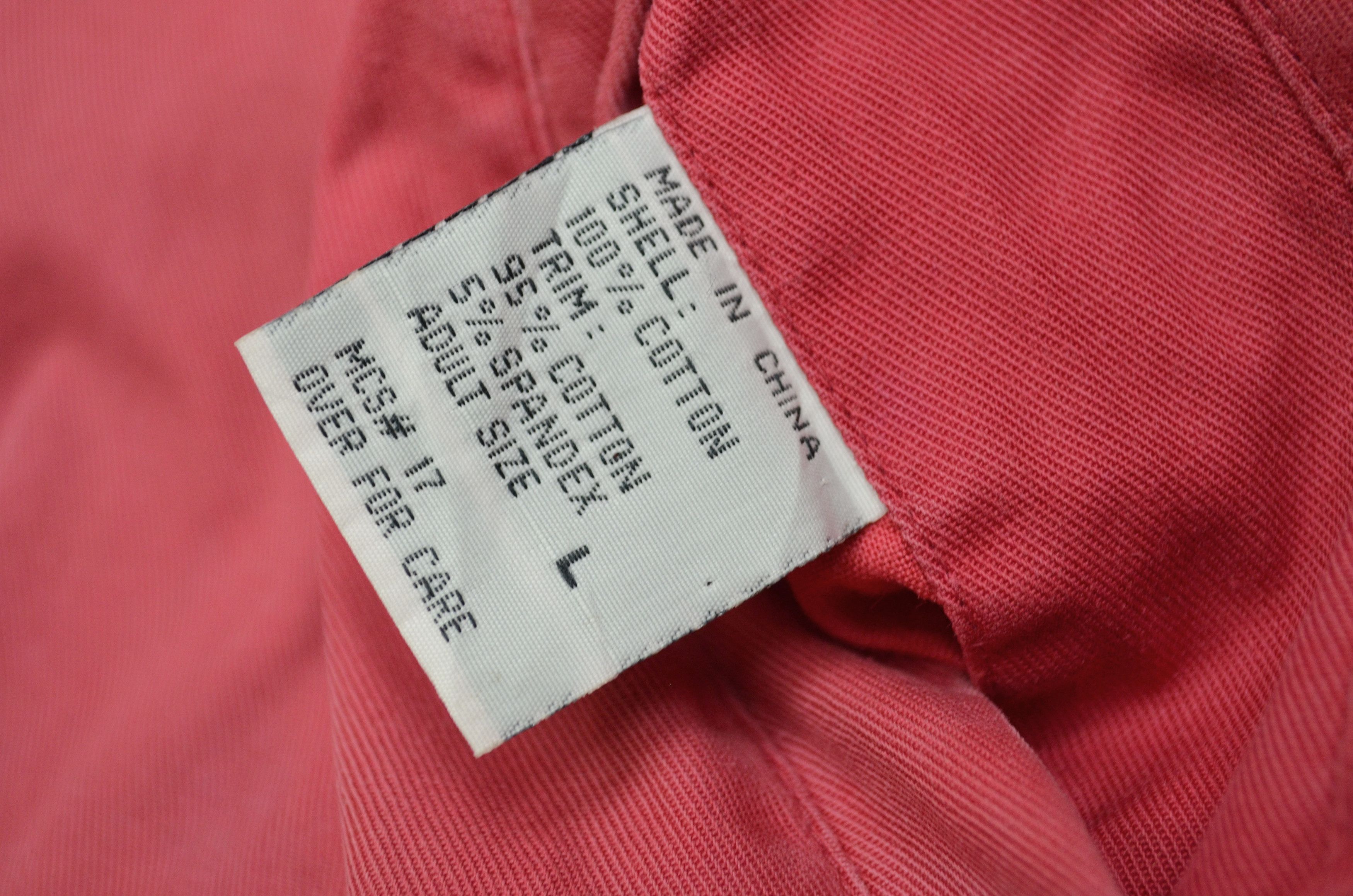Marlboro Back Logo Reversible Cotton Blouson Men's Size L cotton red type Vintage Second Hand main image 1