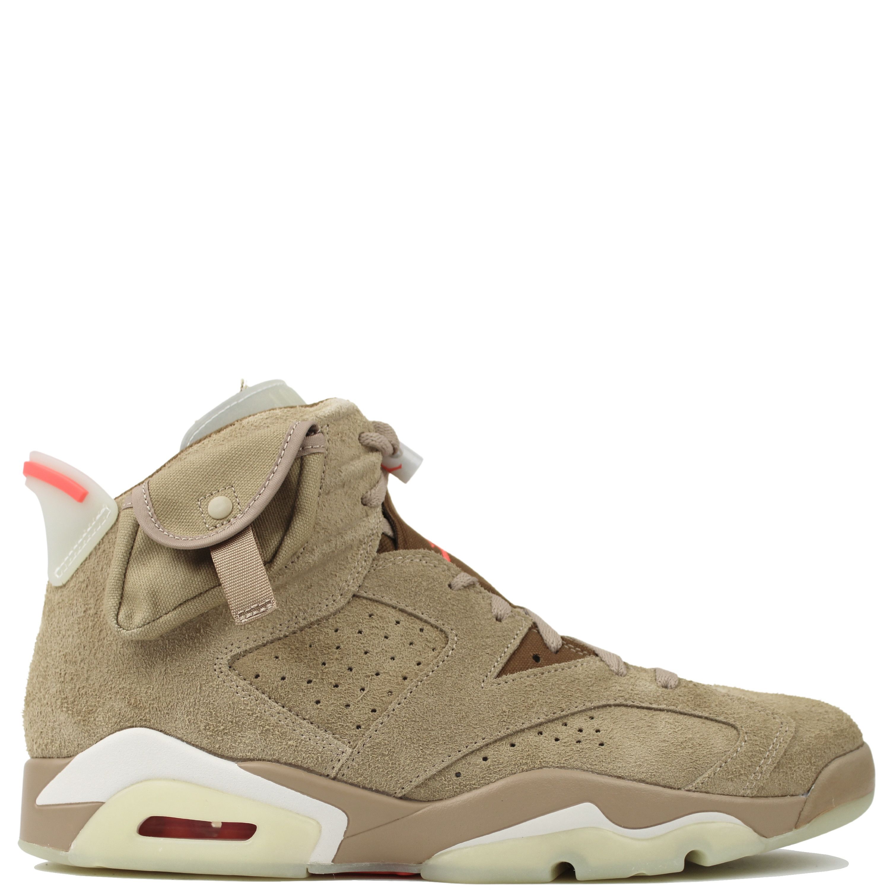 Nike × Travis Scott Travis Scott X Nike Jordan 6 British Khaki Size US 13 / EU 46 - 2 Thumbnail