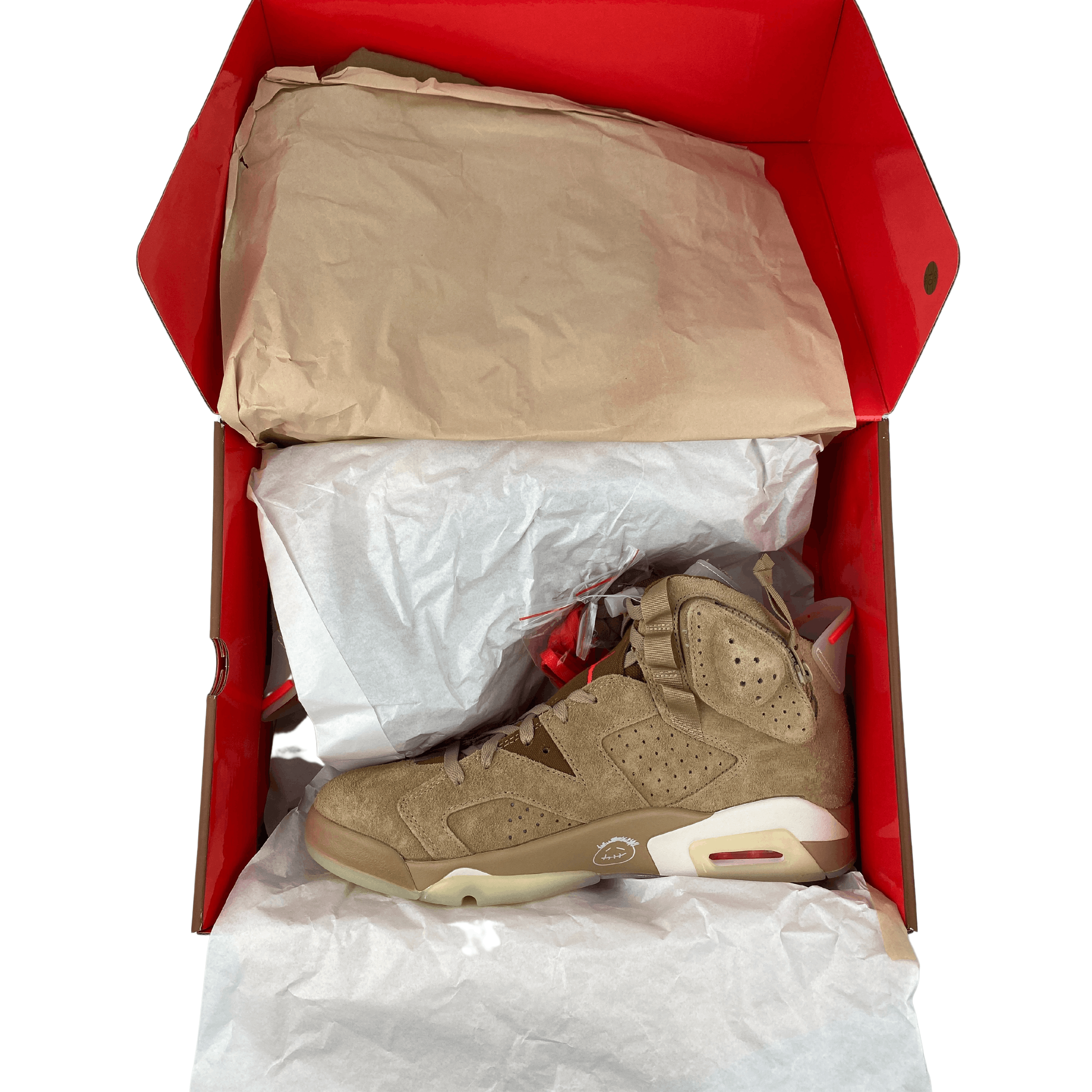 Nike × Travis Scott Travis Scott X Nike Jordan 6 British Khaki Size US 13 / EU 46 - 8 Thumbnail