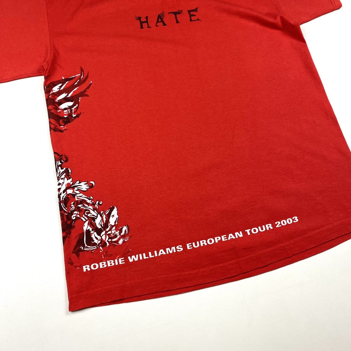 Band Tees Vintage 2003 Robbie Williams Tour T Shirt Y2K Rock Size US M / EU 48-50 / 2 - 11 Thumbnail