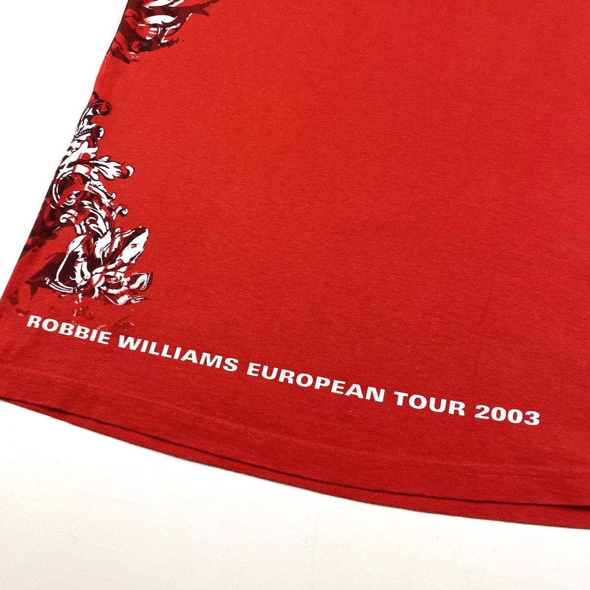 Band Tees Vintage 2003 Robbie Williams Tour T Shirt Y2K Rock Size US M / EU 48-50 / 2 - 12 Thumbnail