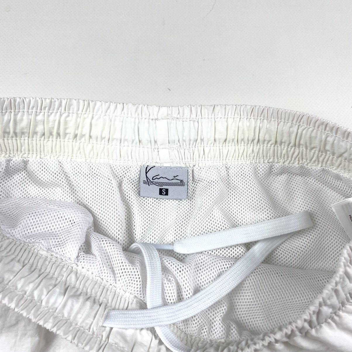 Karl Kani × Rap Tees Y2K Karl Kani Swim Shorts Embroidered Logo Hype Size US 31 - 6 Thumbnail