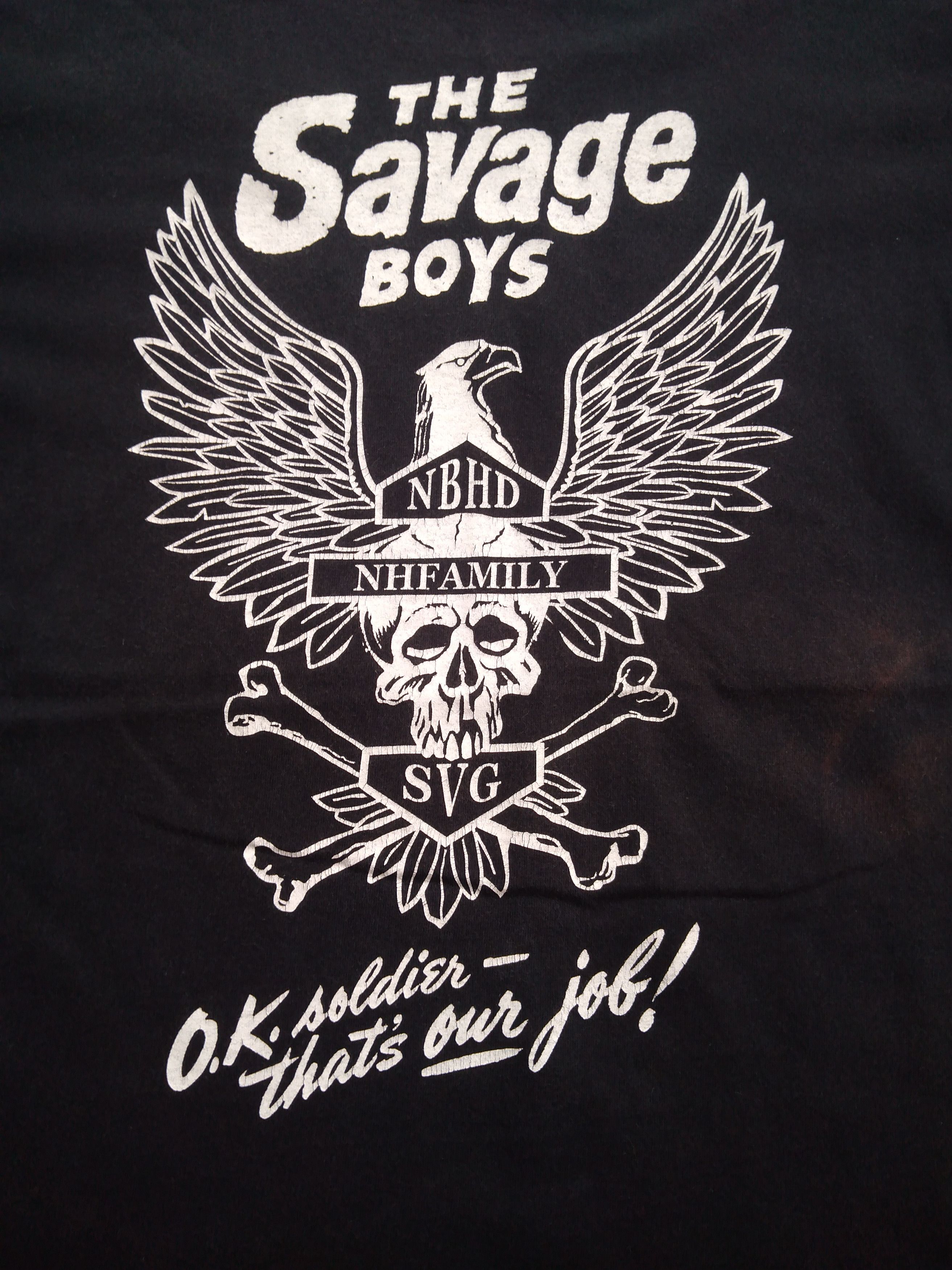Neighborhood Vintage Neighborhood X The Savage Boys Tshirt Size US M / EU 48-50 / 2 - 10 Thumbnail