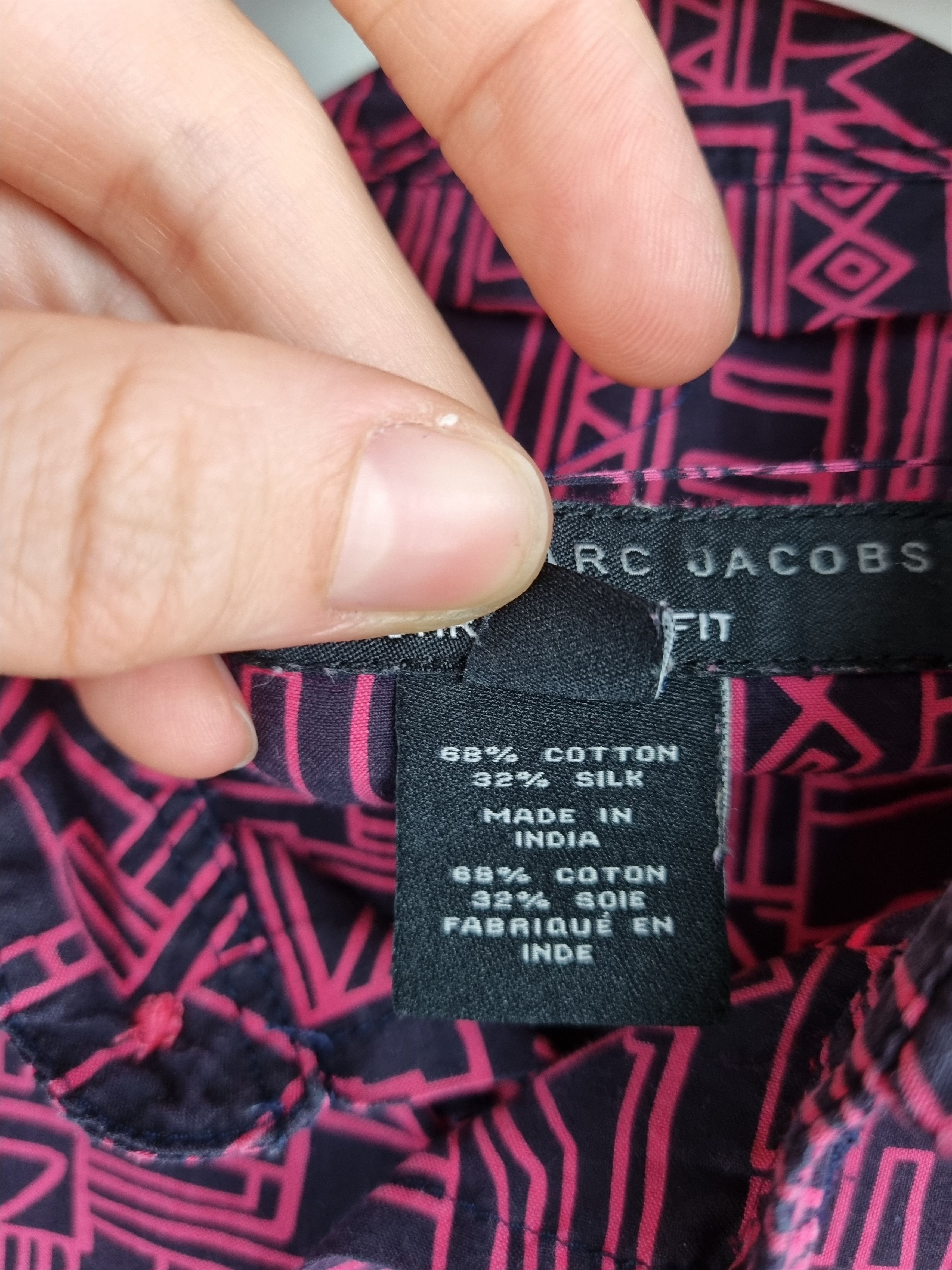 Marc Jacobs Psychedelic MARC JACOBS Silk contains Shirt Size US M / EU 48-50 / 2 - 9 Thumbnail