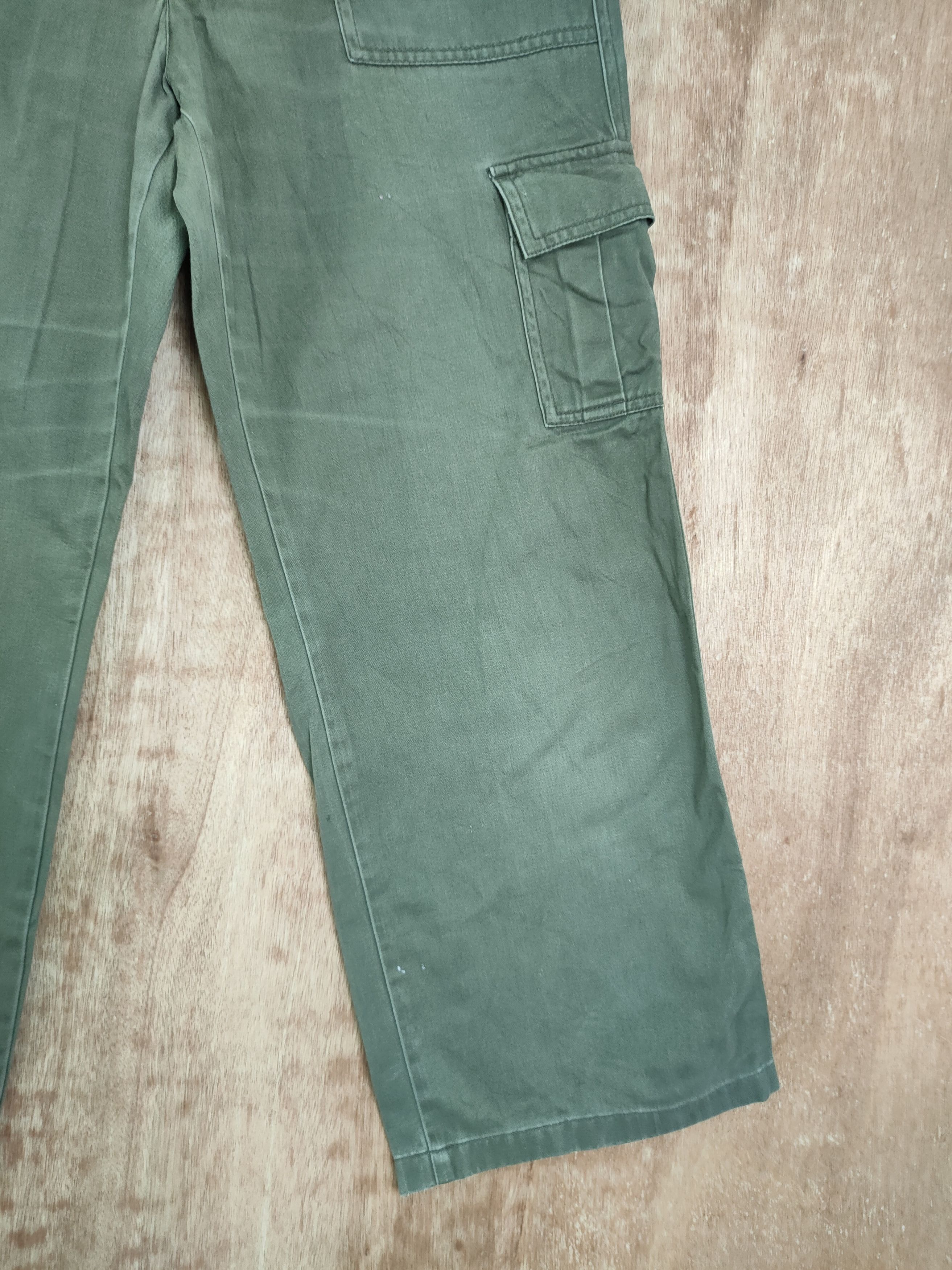Japanese Brand × Uniqlo DL uniqlo japan green multipocket tactical cargo pants #4147 Size US 26 / EU 42 - 3 Thumbnail