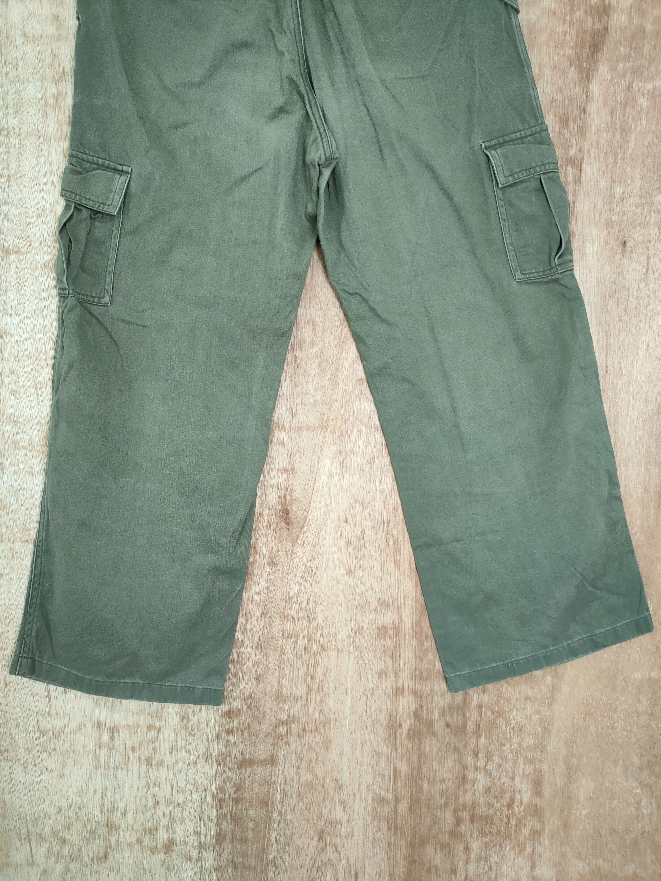 Japanese Brand × Uniqlo DL uniqlo japan green multipocket tactical cargo pants #4147 Size US 26 / EU 42 - 7 Thumbnail