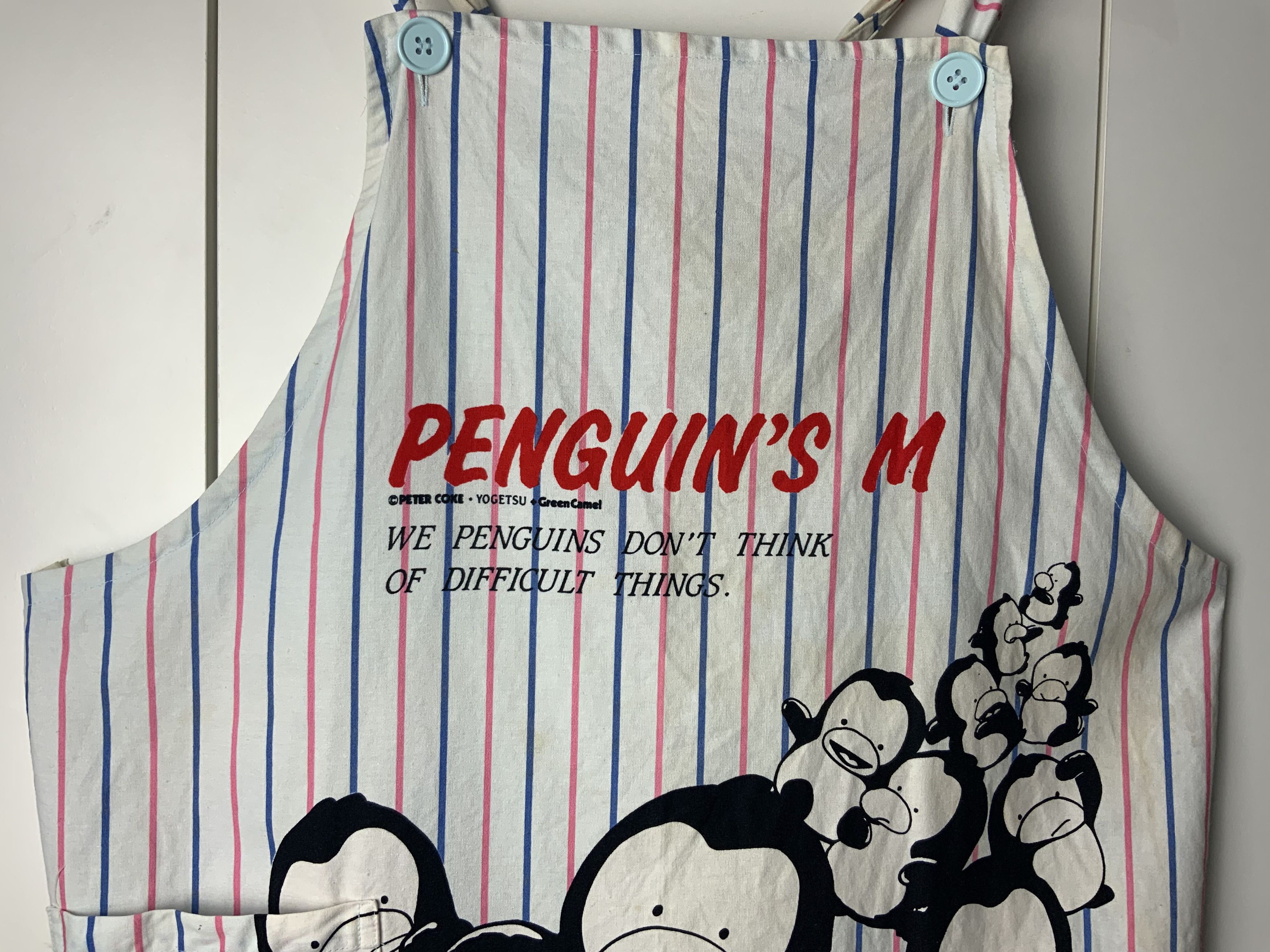 Japanese Brand Vtg Penguin’s M Peter Coke Japan Association Apron Size ONE SIZE - 4 Thumbnail